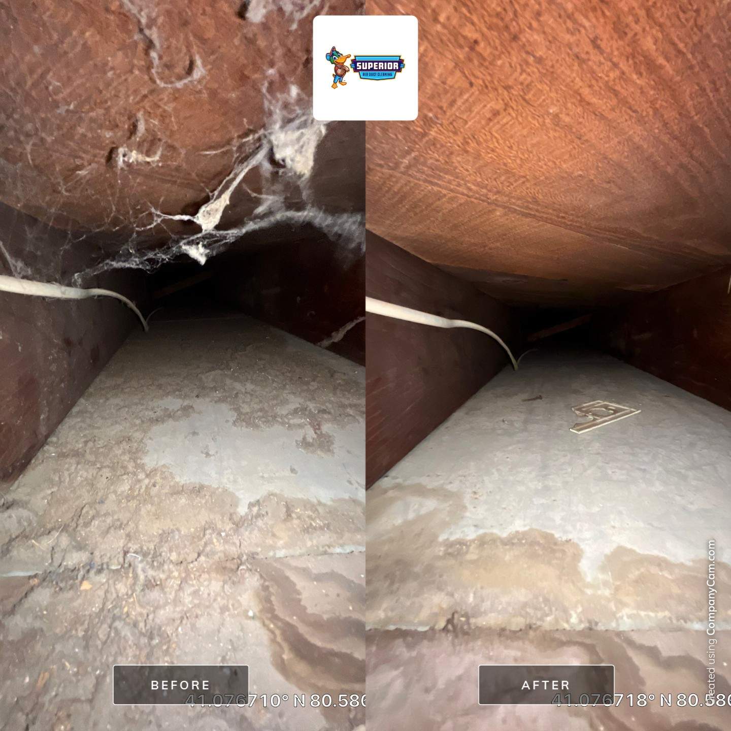 Air Duct Cleaning With a Vacuum Truck in Campbell, OH by Superior Air Duct Cleaning