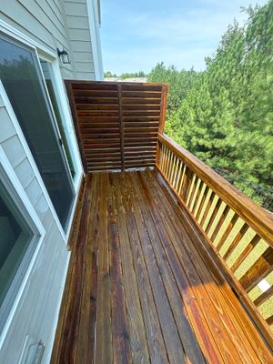 Deck using Wood Sealant