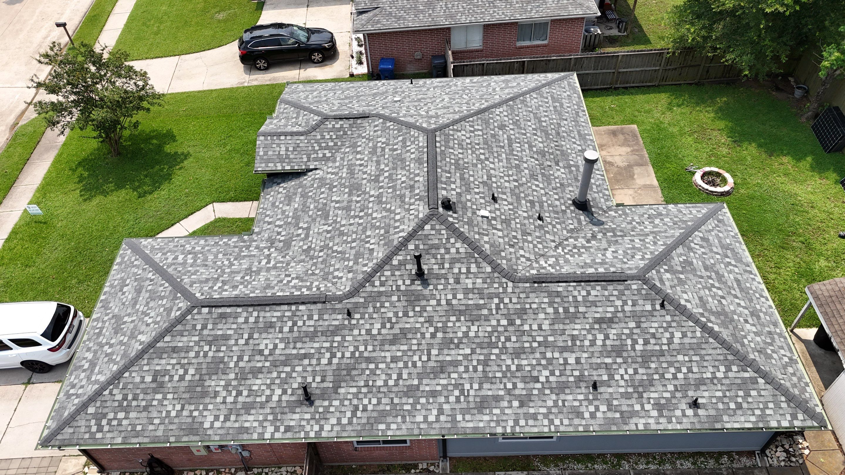 Residential Roofing Installation using IKO Dynasty by Core Four Roofing