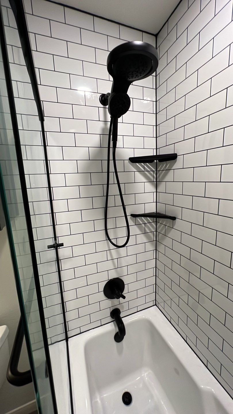 Braun’s Farm Bathroom Remodel | Modern Subway Tile Tub Shower & Custom Vanity in San Antonio by Legacy Bath and Kitchen