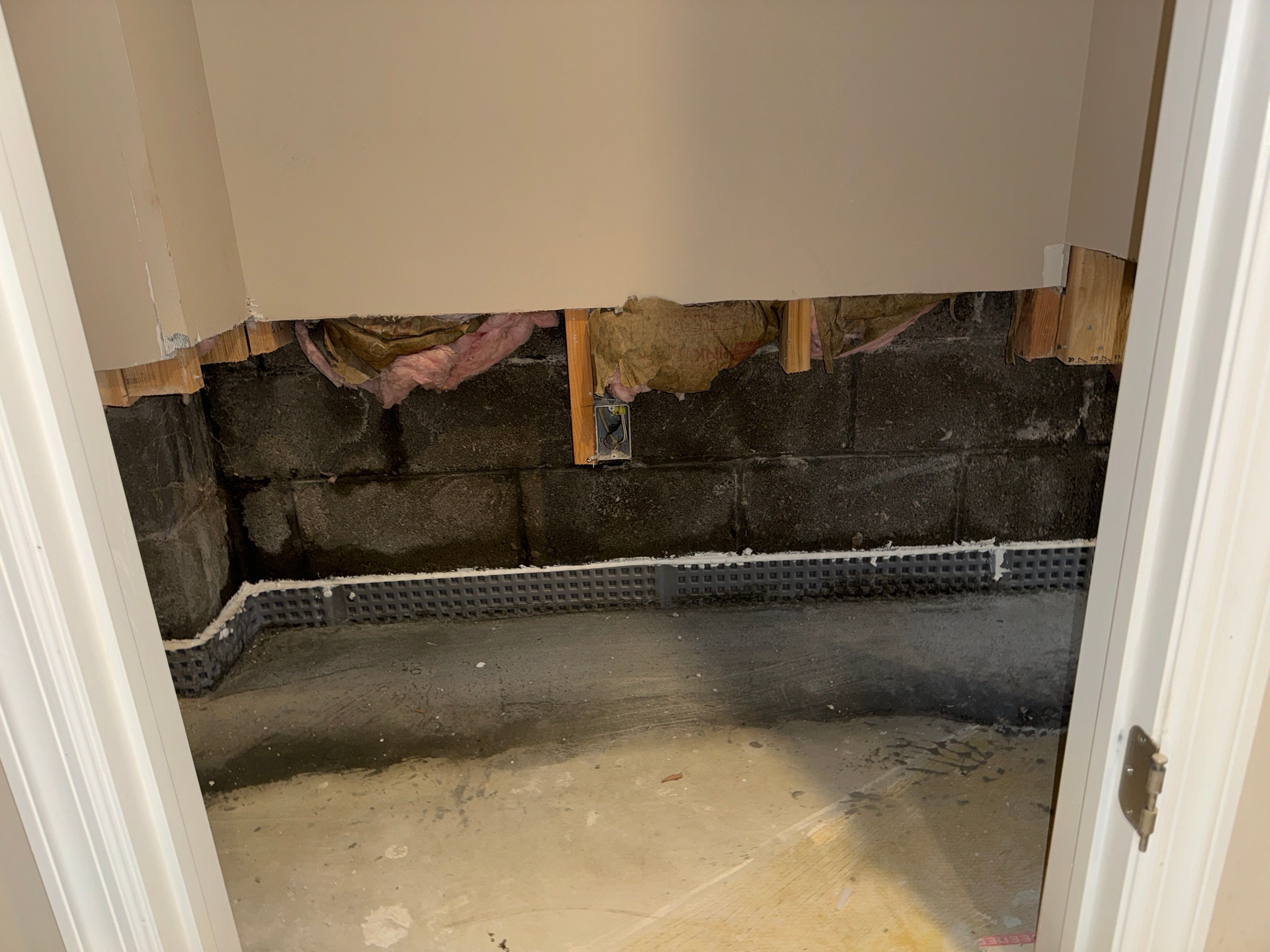 Interior French Drain With Radon Seal & Mold Remediation in Wall Township by Pure Service Pro, LLC 