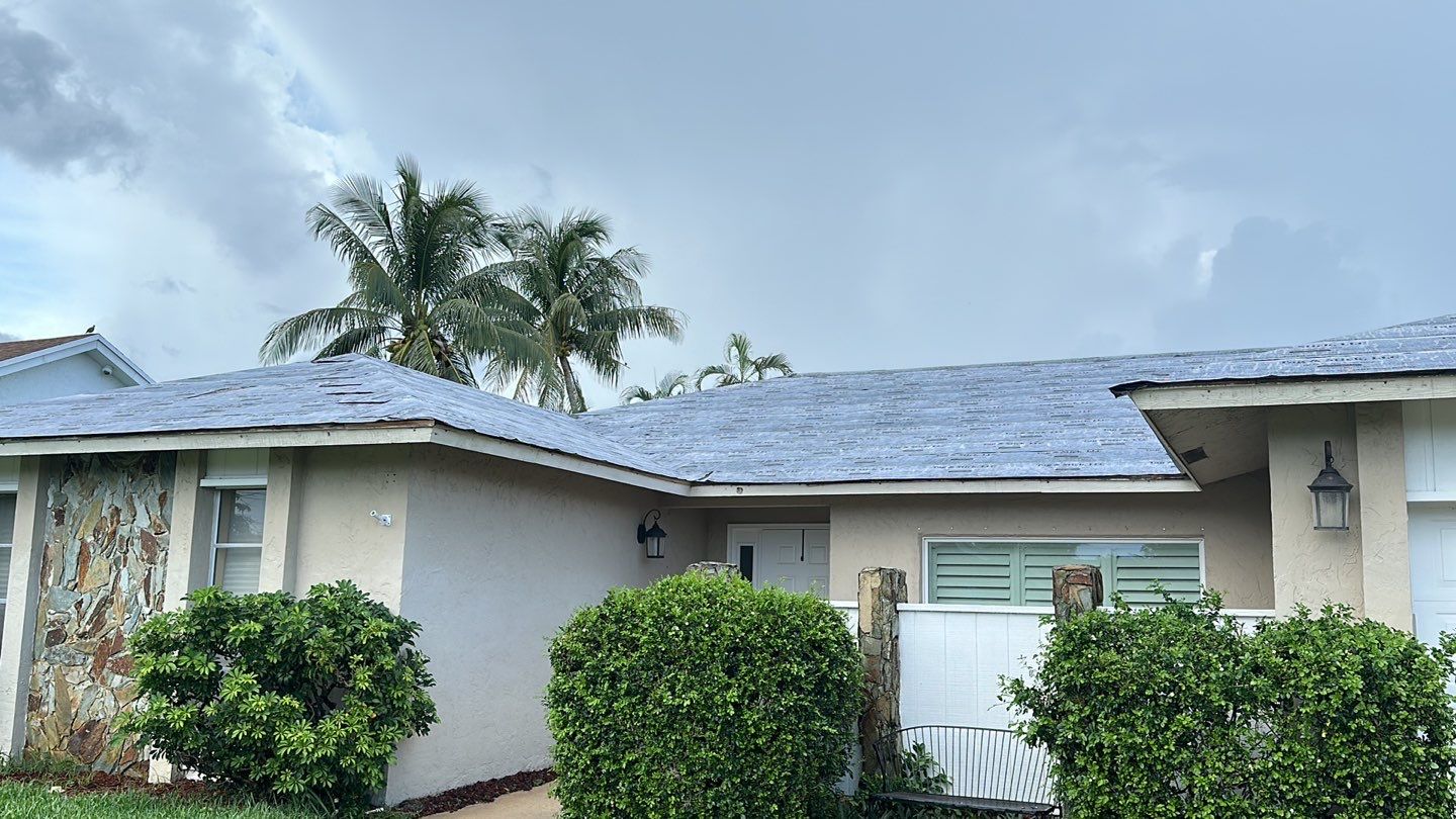 Residential Roofing Installation using 1" Nail strip metal roof by BLUES BROTHERS ROOFING