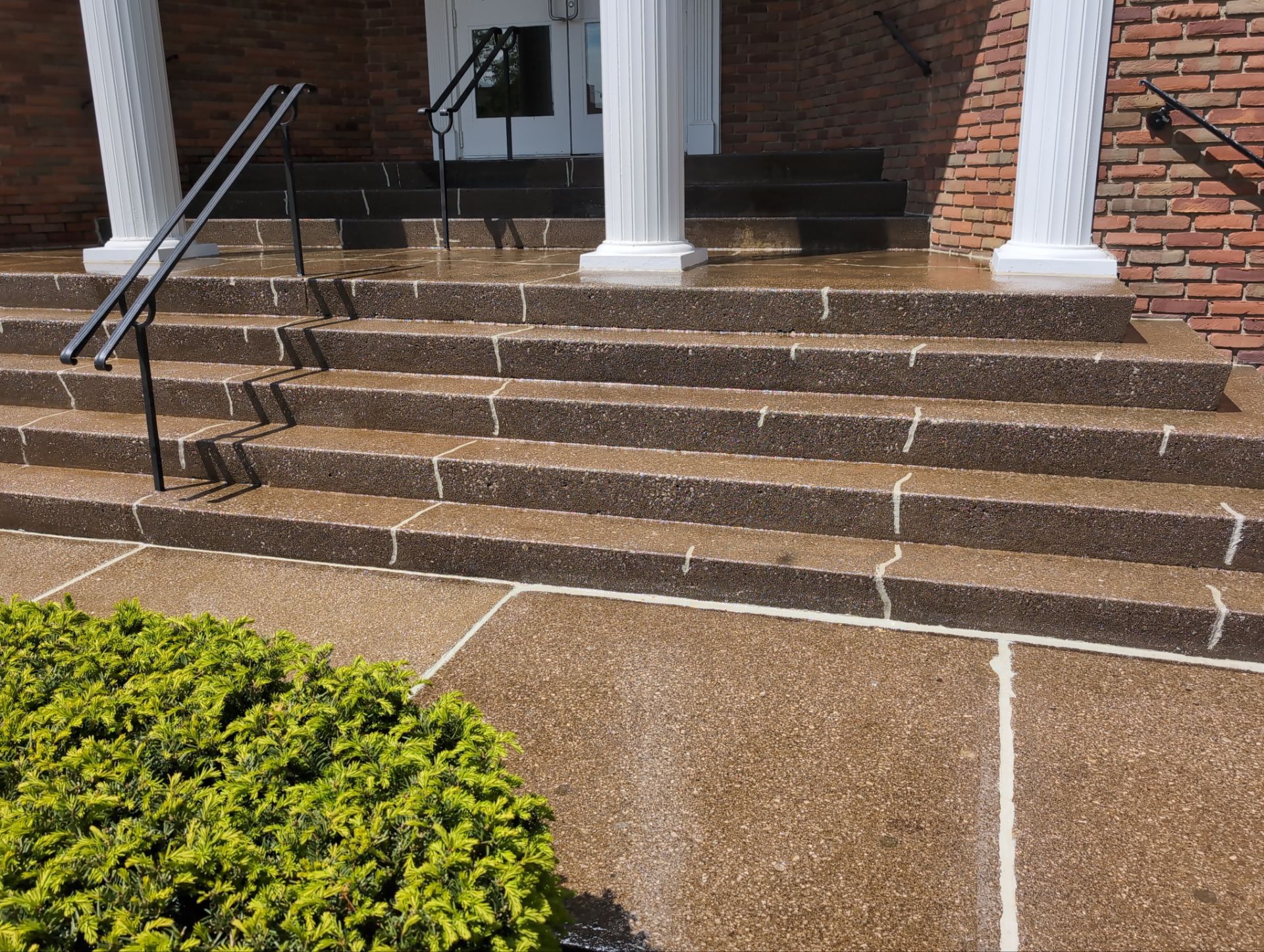 Medina Stair Coating by Beck Restoration Management Group