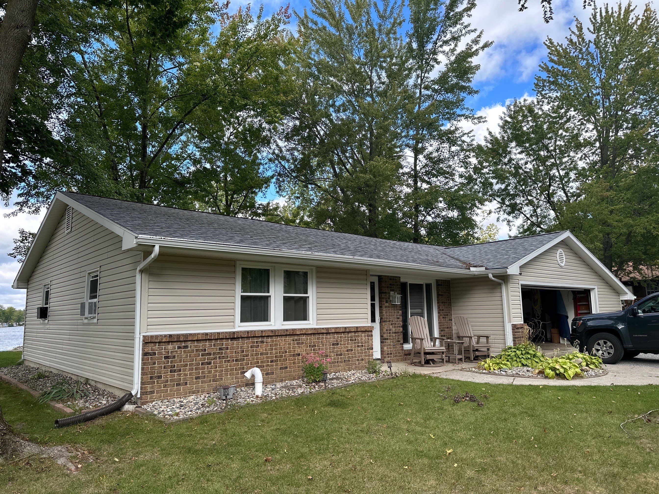 Metal Shake Shingle Roof on Loon Lake in Columbia City, Indiana by 4Ever Metal Roofing