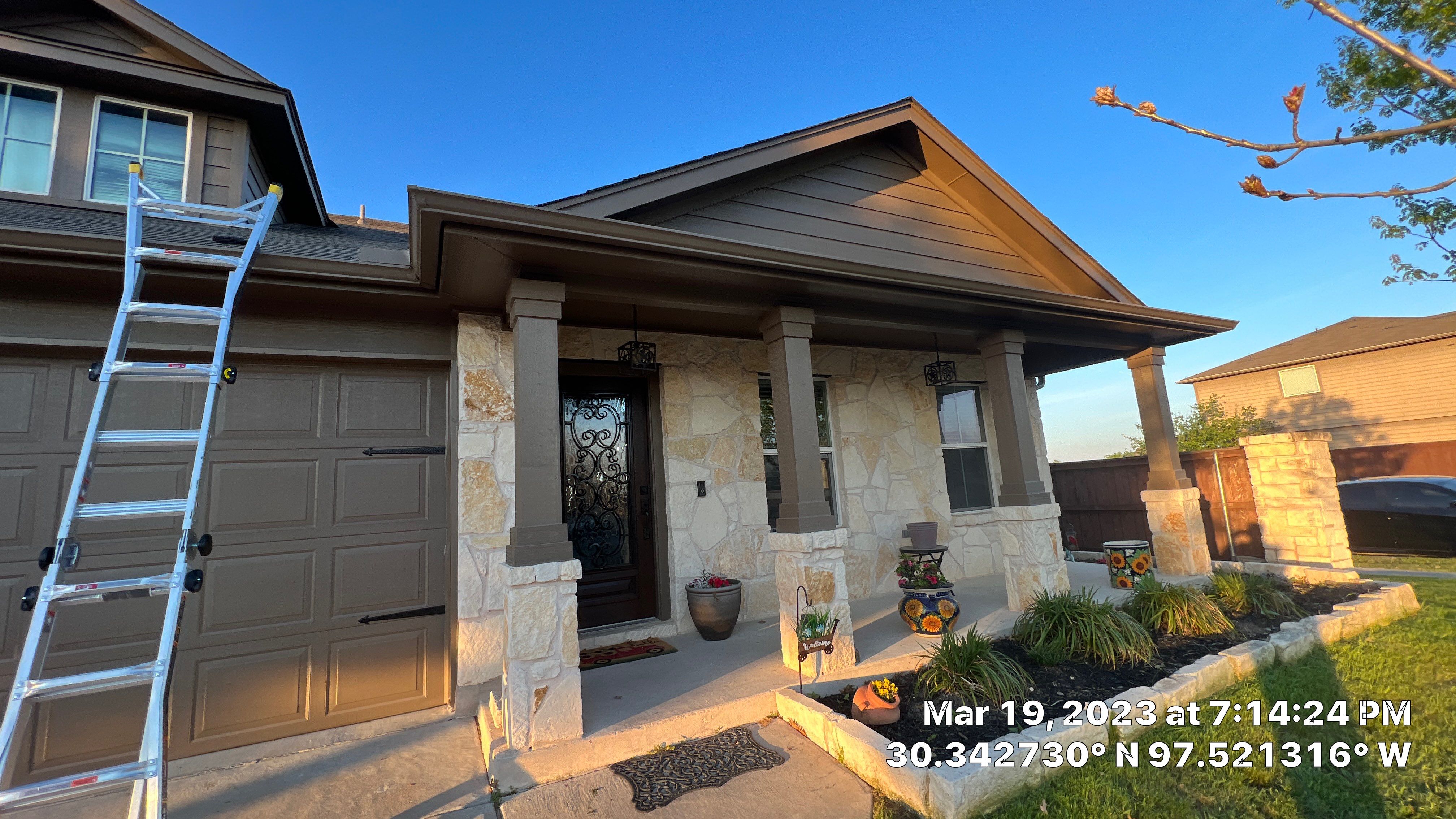 Storm Damage Roof Replacement and Interior Ceiling Repair in Manor by Caliber Restoration LLC