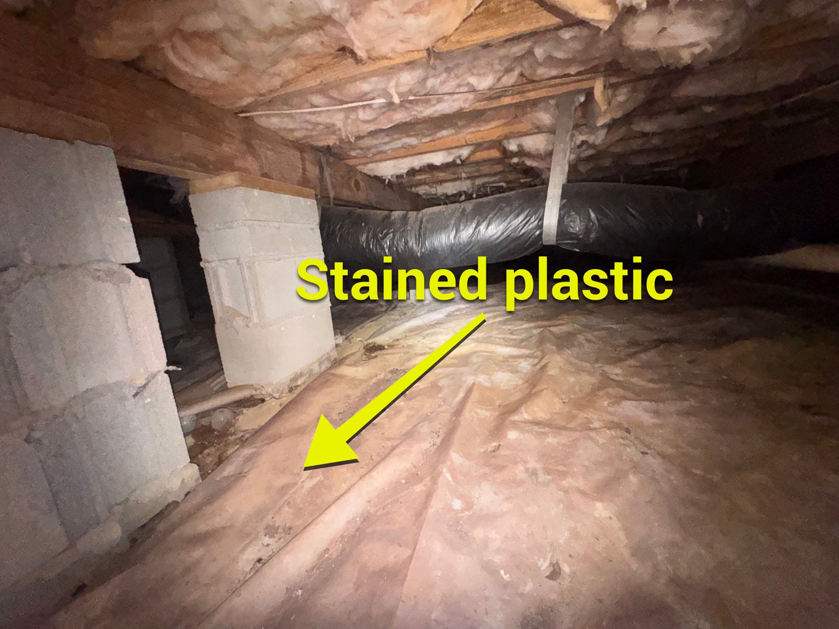 Moisture Barrier, Mold Clean, Structural Repair, Dehumidifier, R19 Insulation. by Impact Crawlspace
