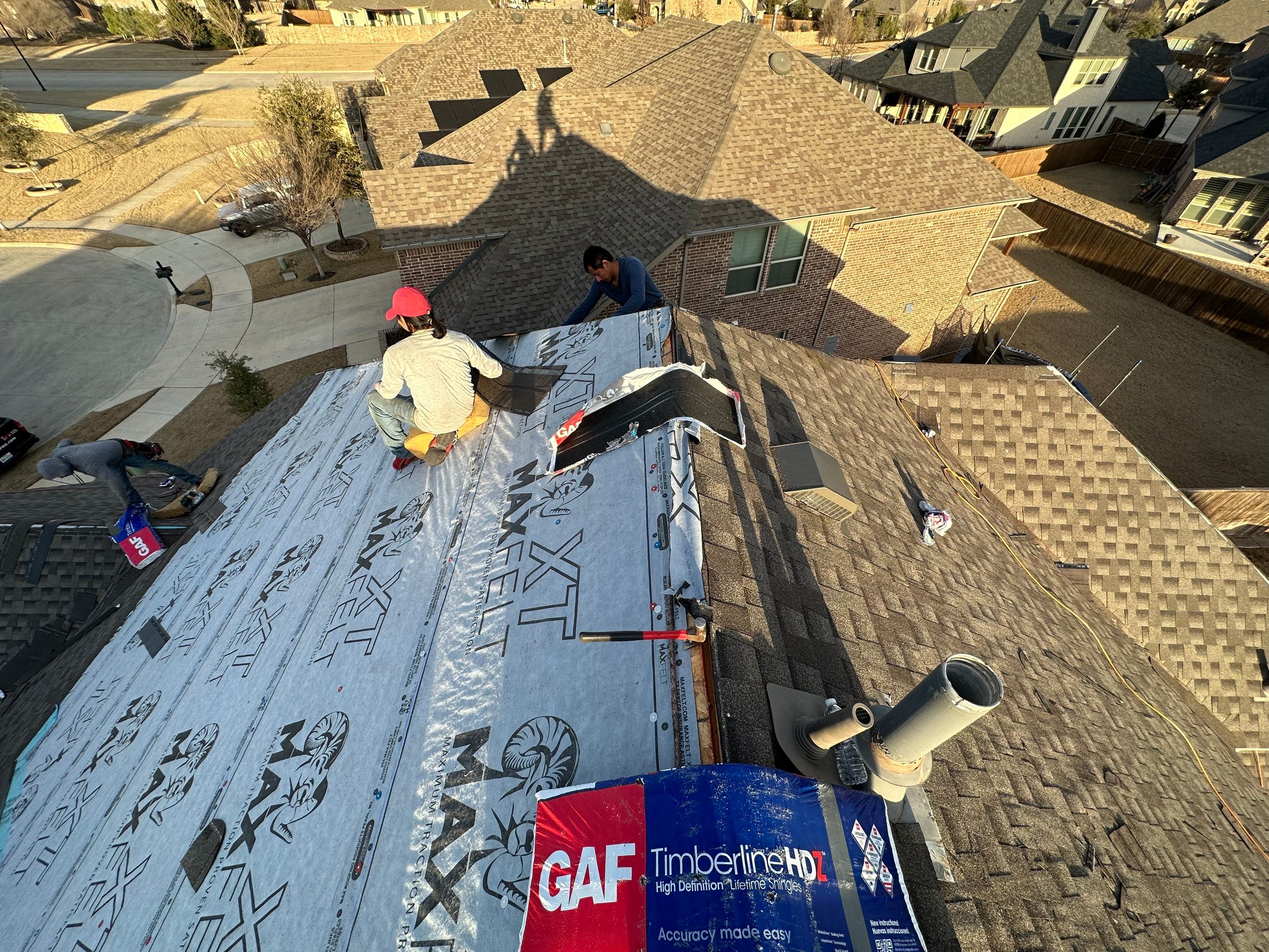Residential Roof Replacement in Fort Worth, TX. by Elite Roofing LLC