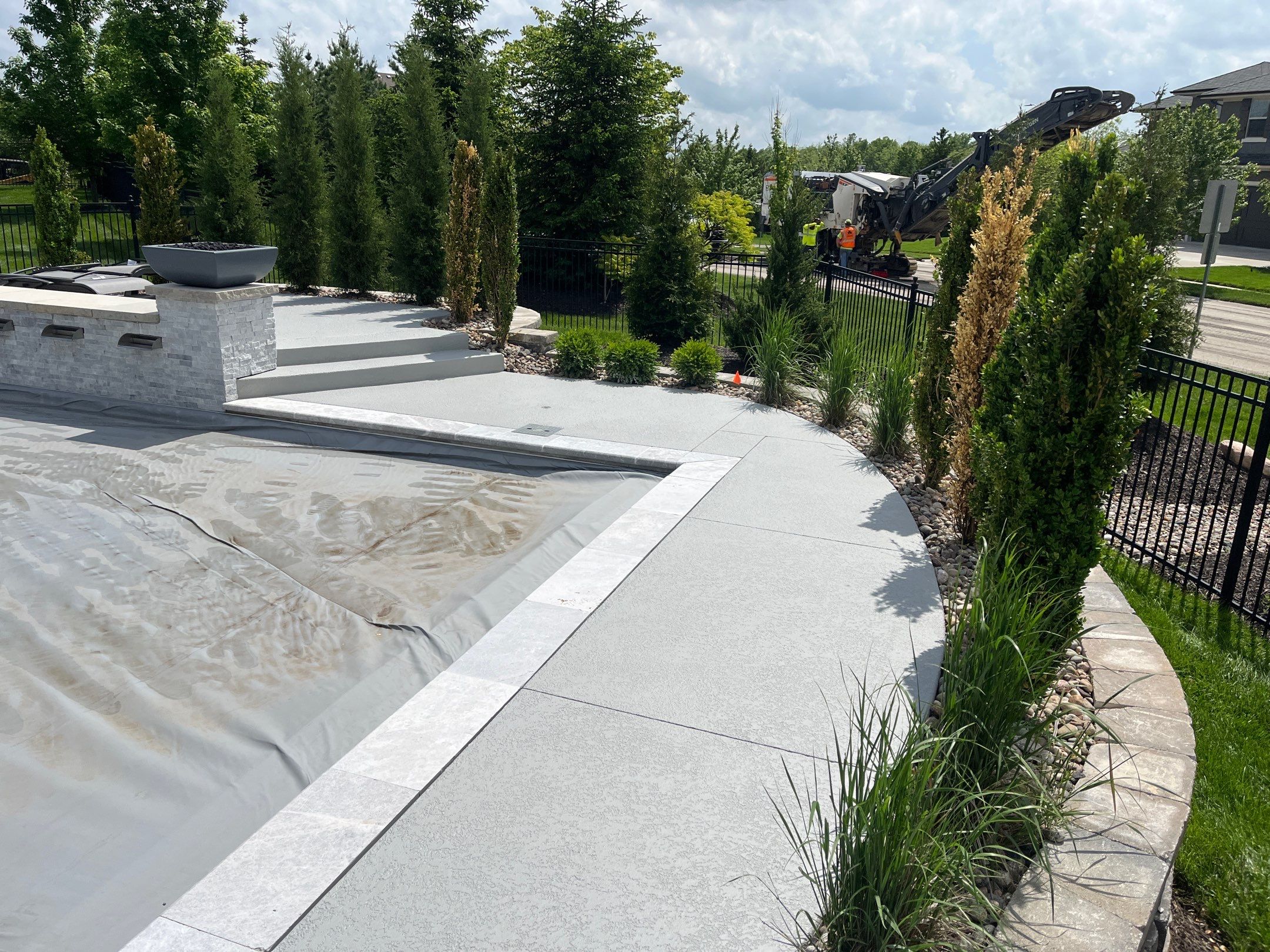 New Pool Overlay - Overland Park, KS by Big Red Decorative Concrete, LLC