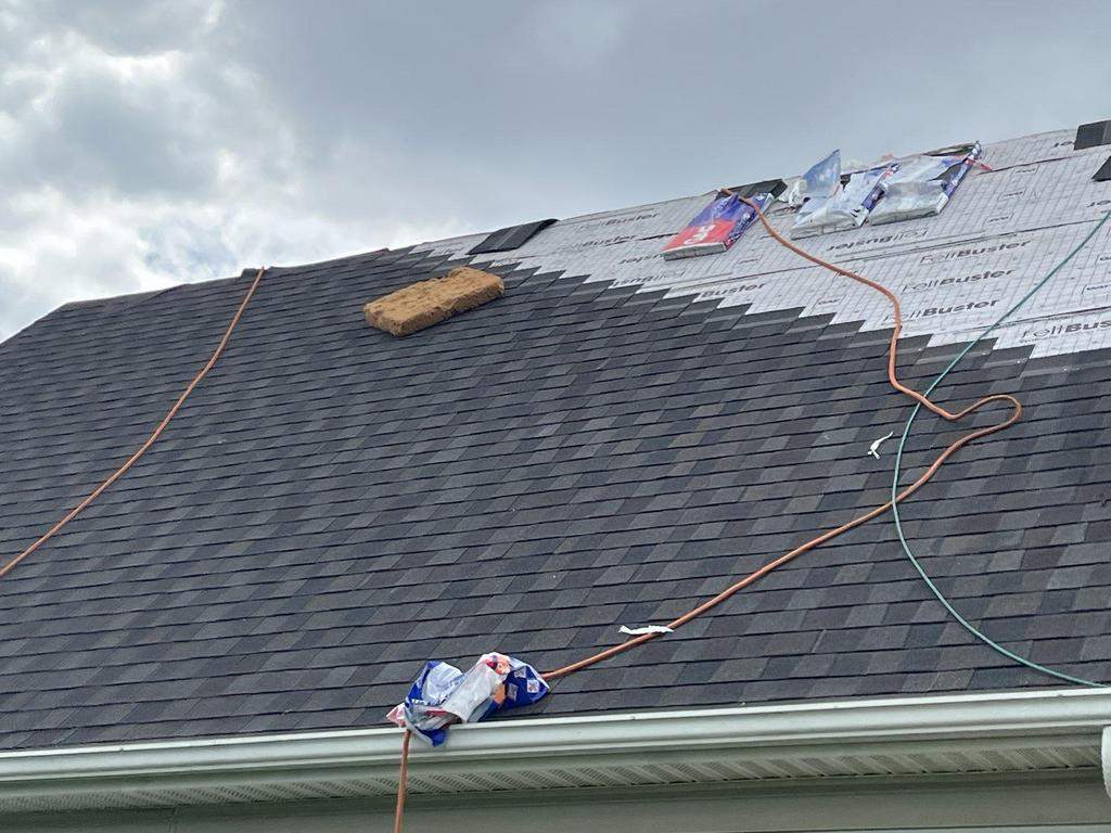 Residential Roofing Installation using GAF Timberline HDZ Appalachian Sky by Nitro Roofing and Construction