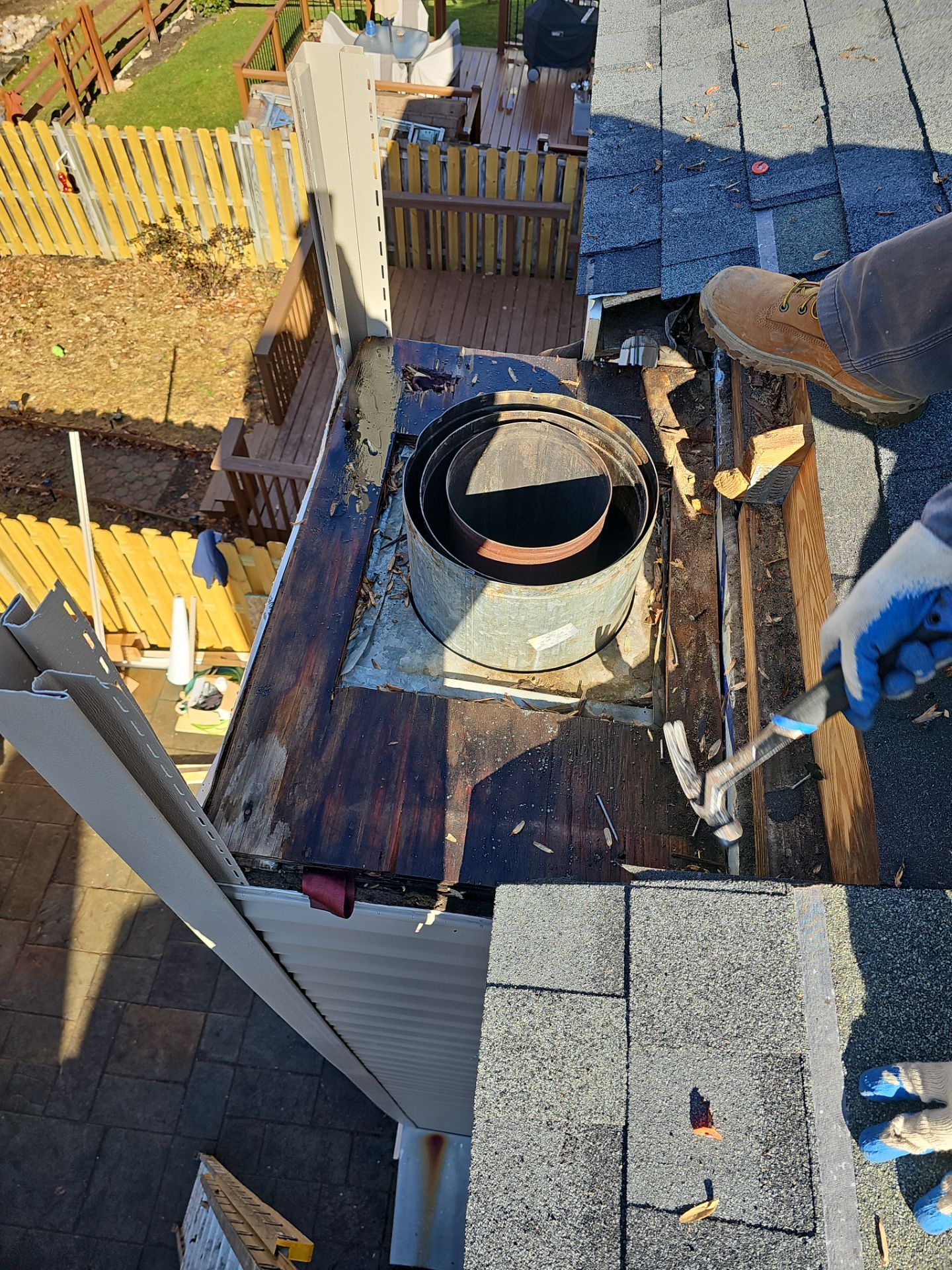 Siding and Chimn by Real1Construction
