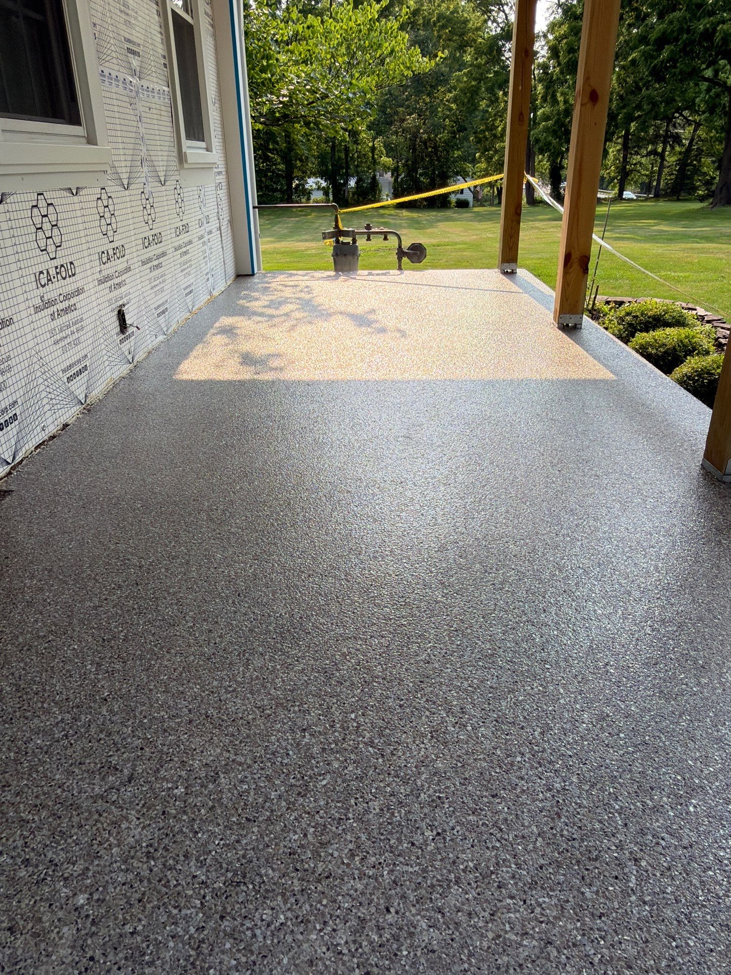 Vintage Shalestone Porch Coating by NG Masonry & Construction LLC