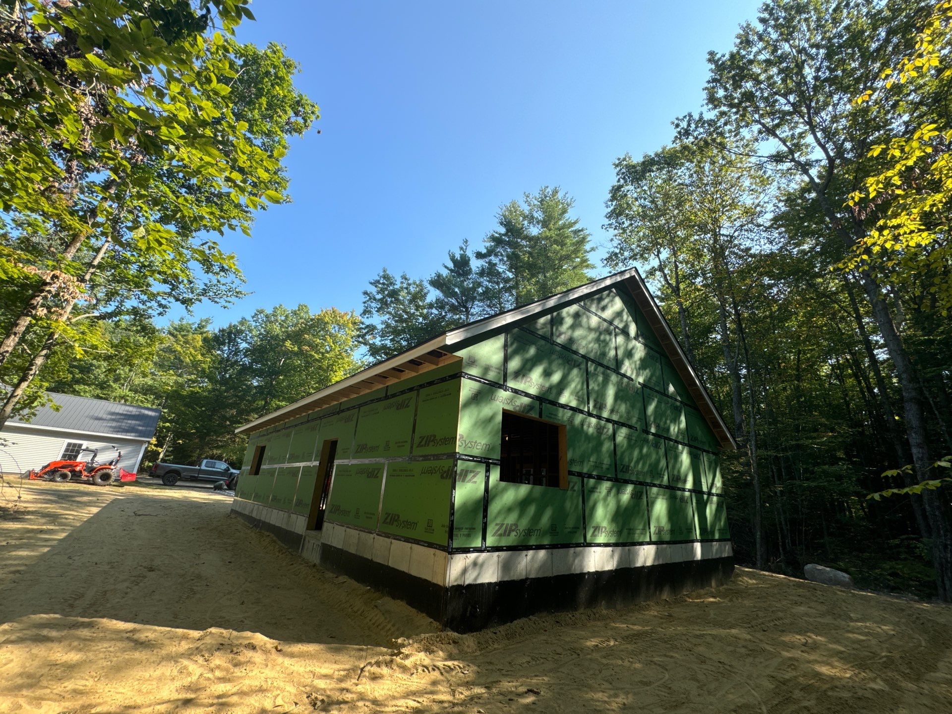 Nottingham, NH – New Construction Framing & Owens Corning Roof Installation by Tall pine roofing