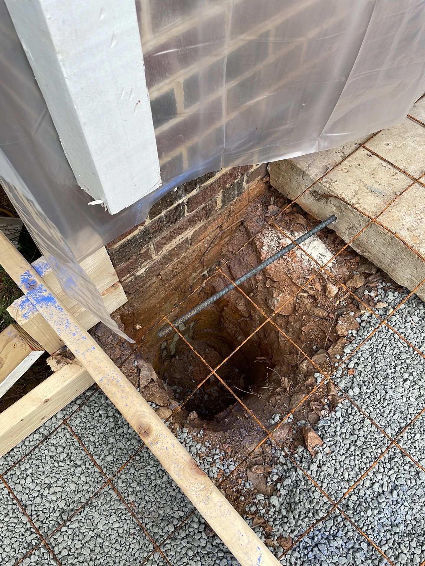 New walkway with stairs and a new front porch by Fairfax Contractors, LLC