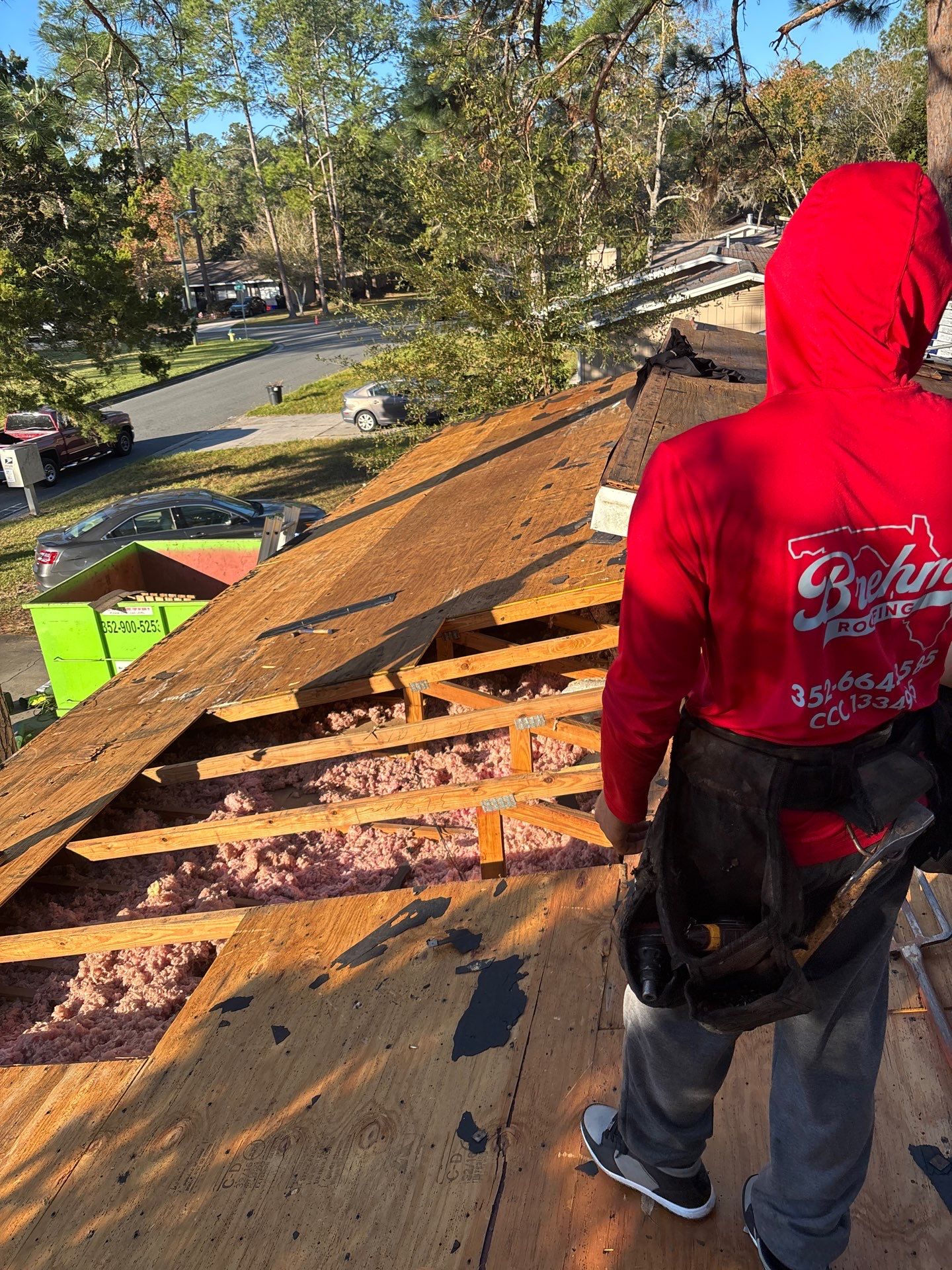 Reroof in Gainesville, Florida by Brehm Roofing