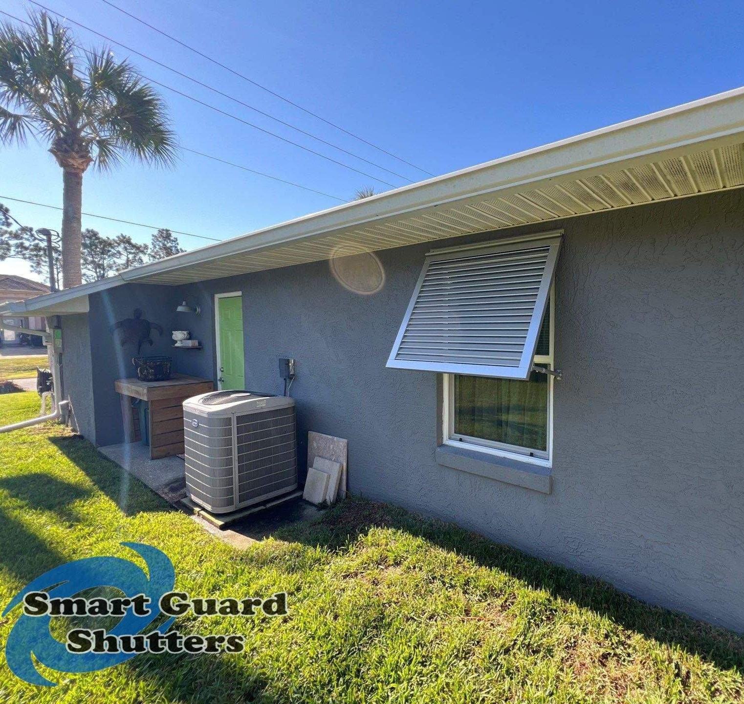 Decorative Bahamas in White Aluminium by Smart Guard Shutters