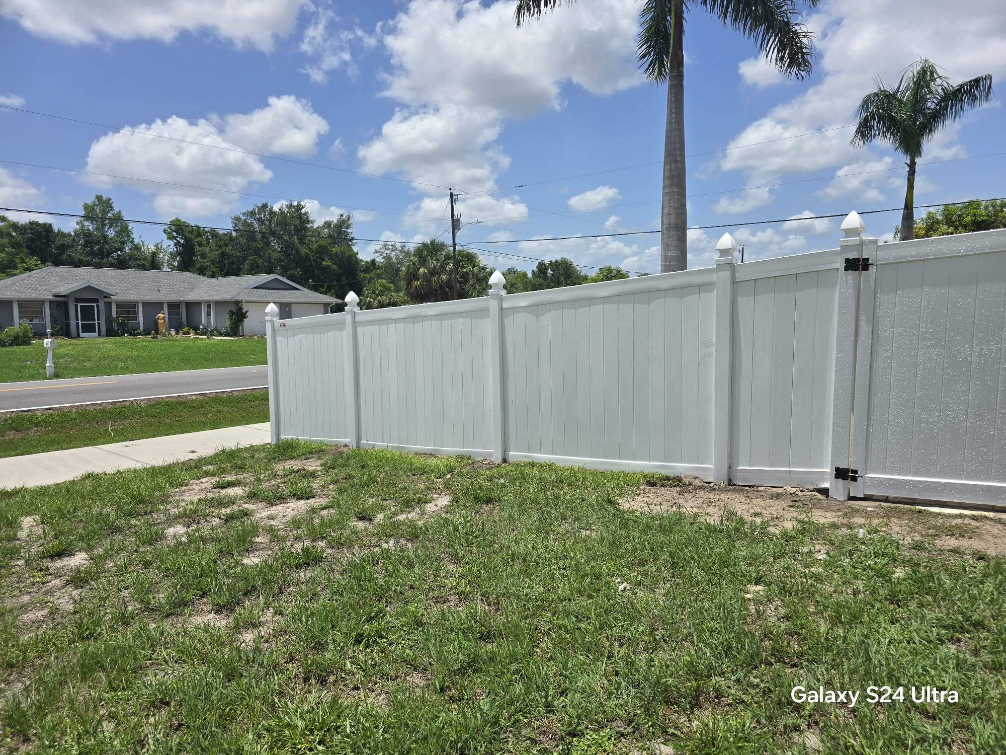 Vinyl Privacy Fence Repair and Post Stabilization in Port Charlotte by True Fence LLC