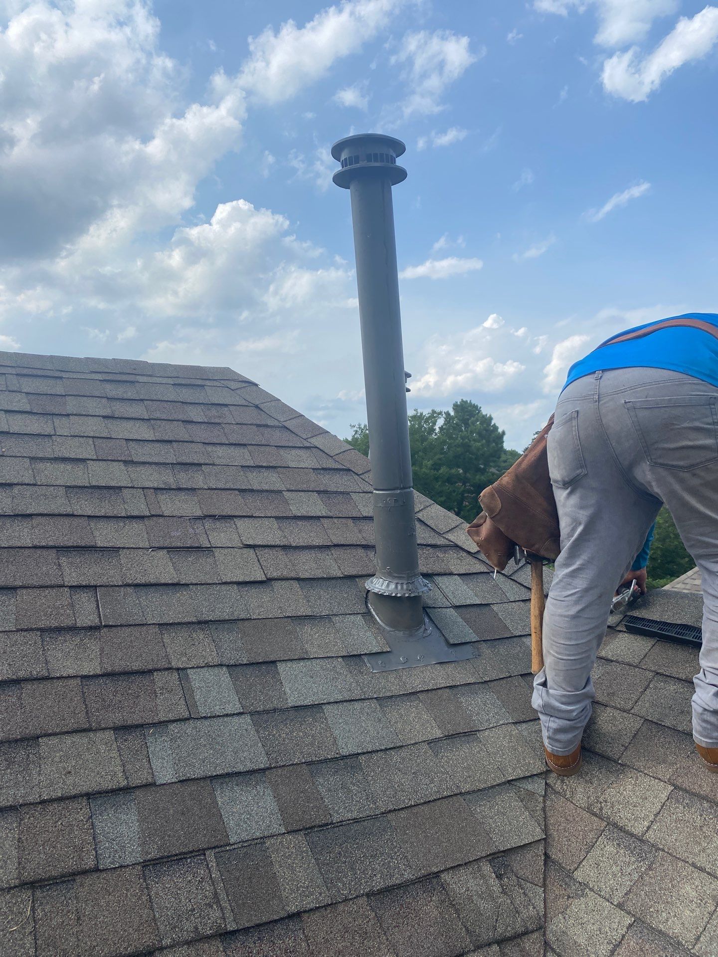 Hail Damage using Owen's Corning Duration (Lifetime) Shingles by Roof Repair Services LLC