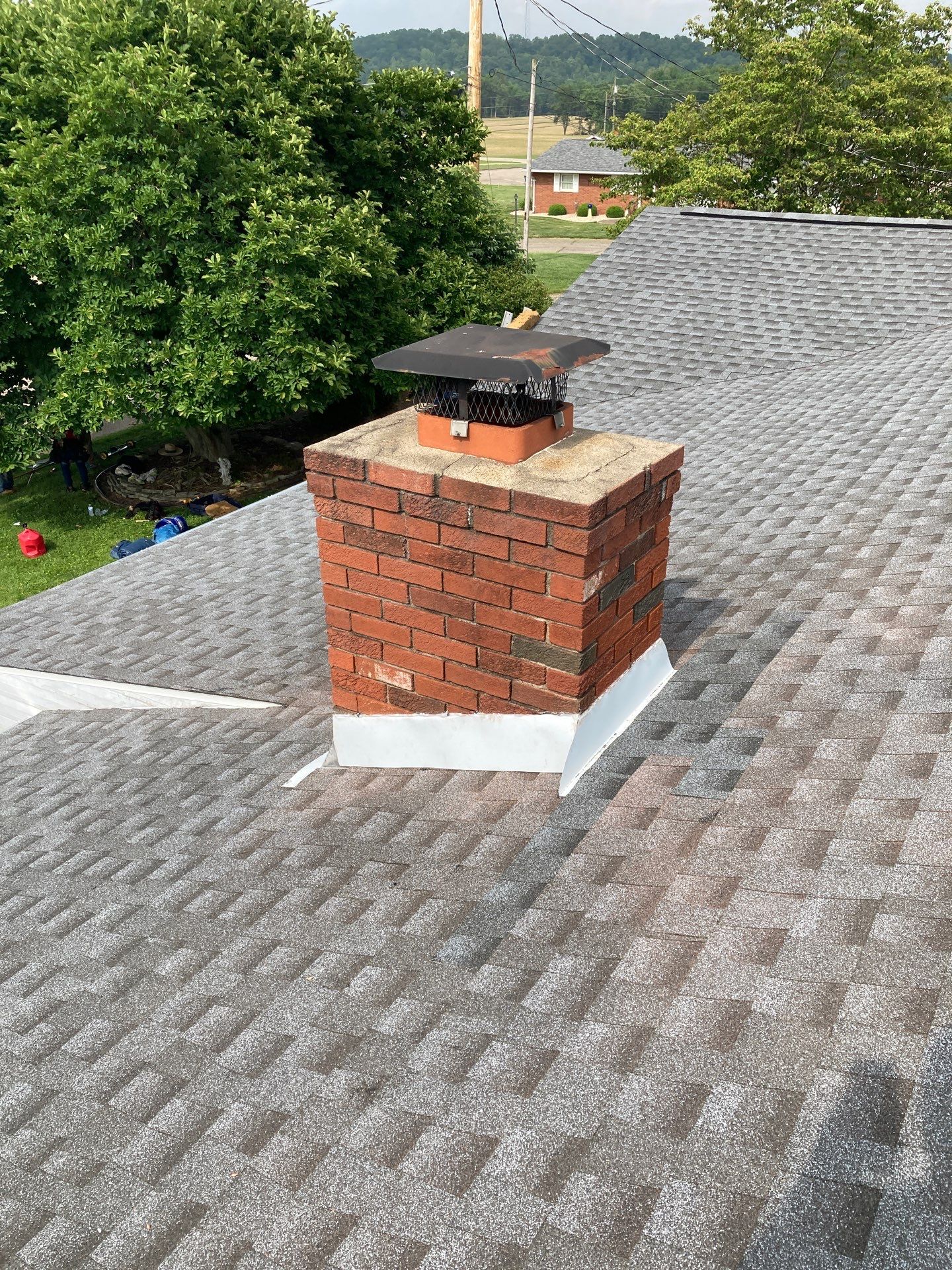 Residential Roofing Installation using GAF Timberline HDZ Pewter Gray by Rainstoppers Roofing