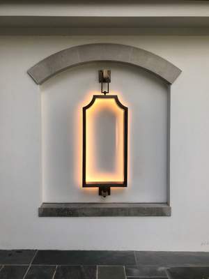 Architectural Outdoor Lighting and Custom Decorative Lantern Installation