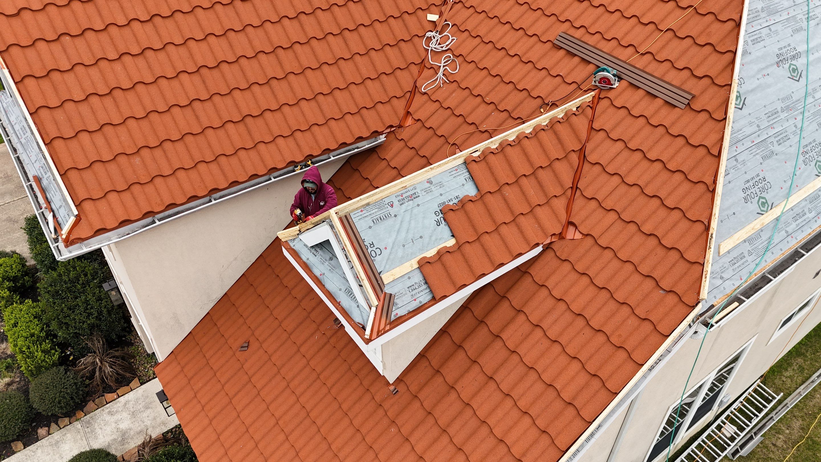 Stunning transformation using DECRA Villa Tile!  by Core Four Roofing