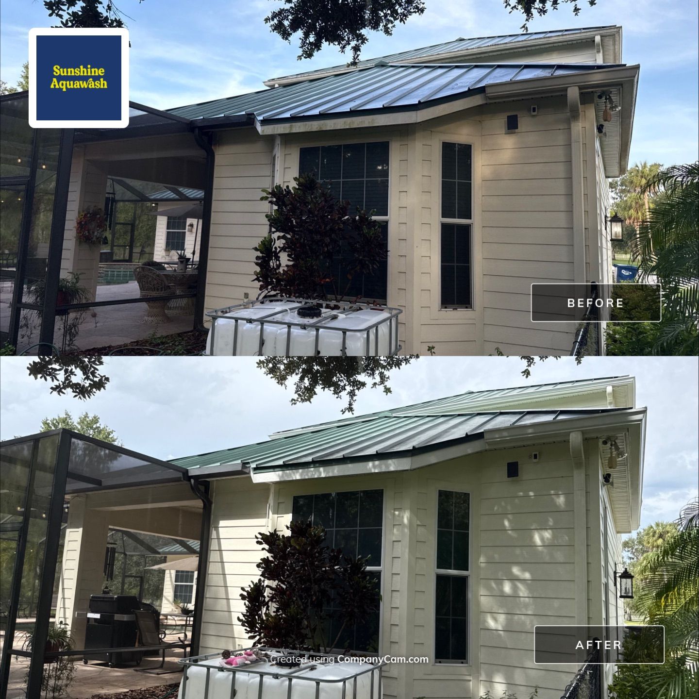 🐎 Vinyl Horse Fence, Entrance Cleaning + House Wash – Parrish, FL by Sunshine AquaWash