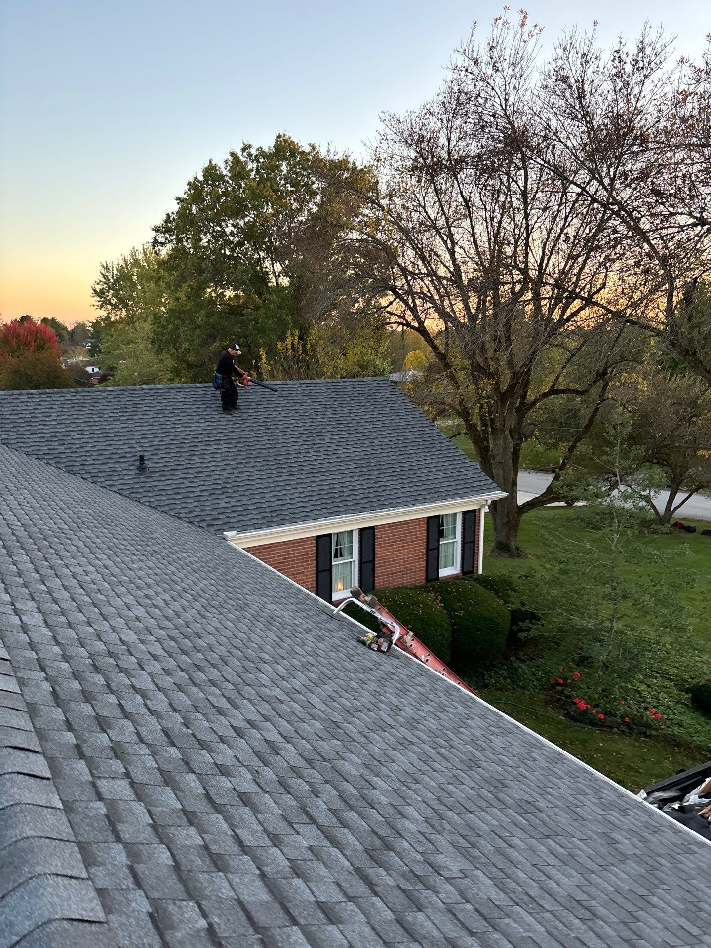 Residential Roofing Installation using Timberline UHDZ Shingles - Pewter Gray by RoofX 