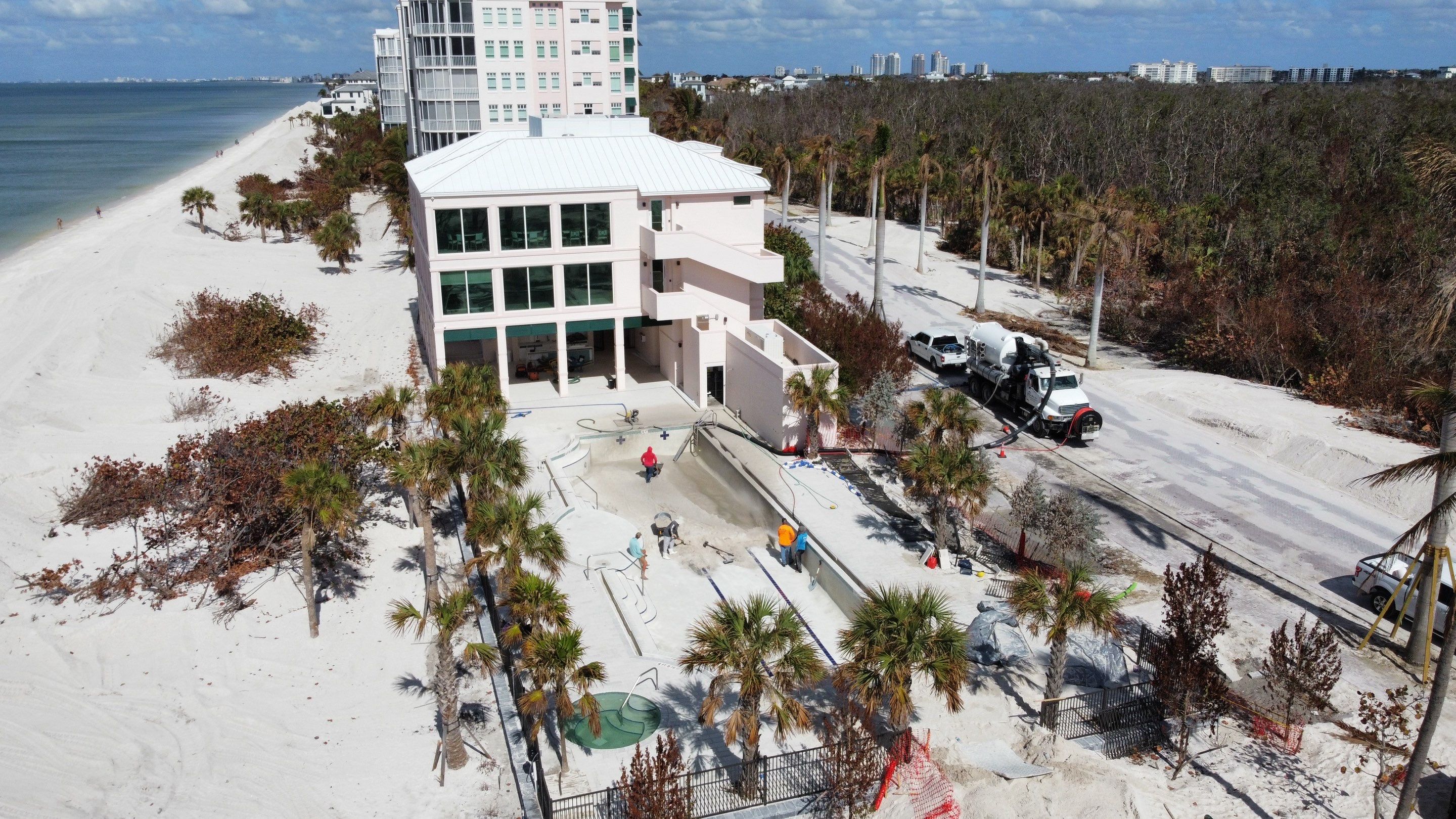 Beachside Community Club Pool Cleanout by Don Mar, Inc. Storm Water Solutions