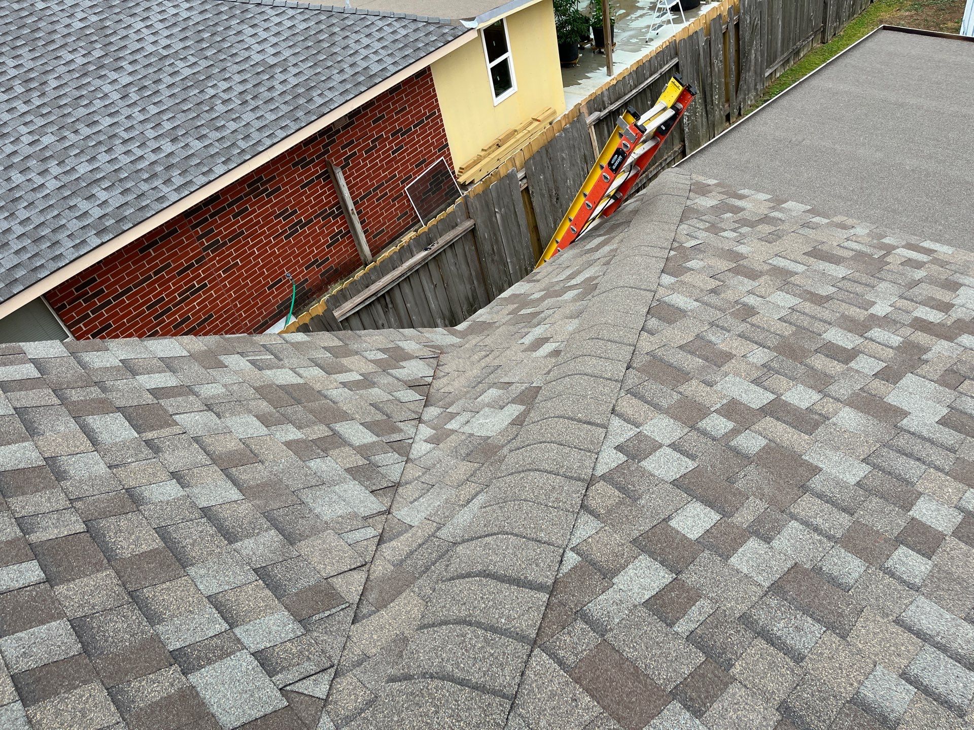 Residential Roofing Installation using Owen's Corning Duration (Lifetime) Shingles by Roof Repair Company