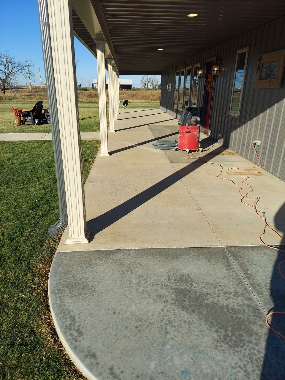 Patio Installation with Silver Creek by Copperhead Coatings