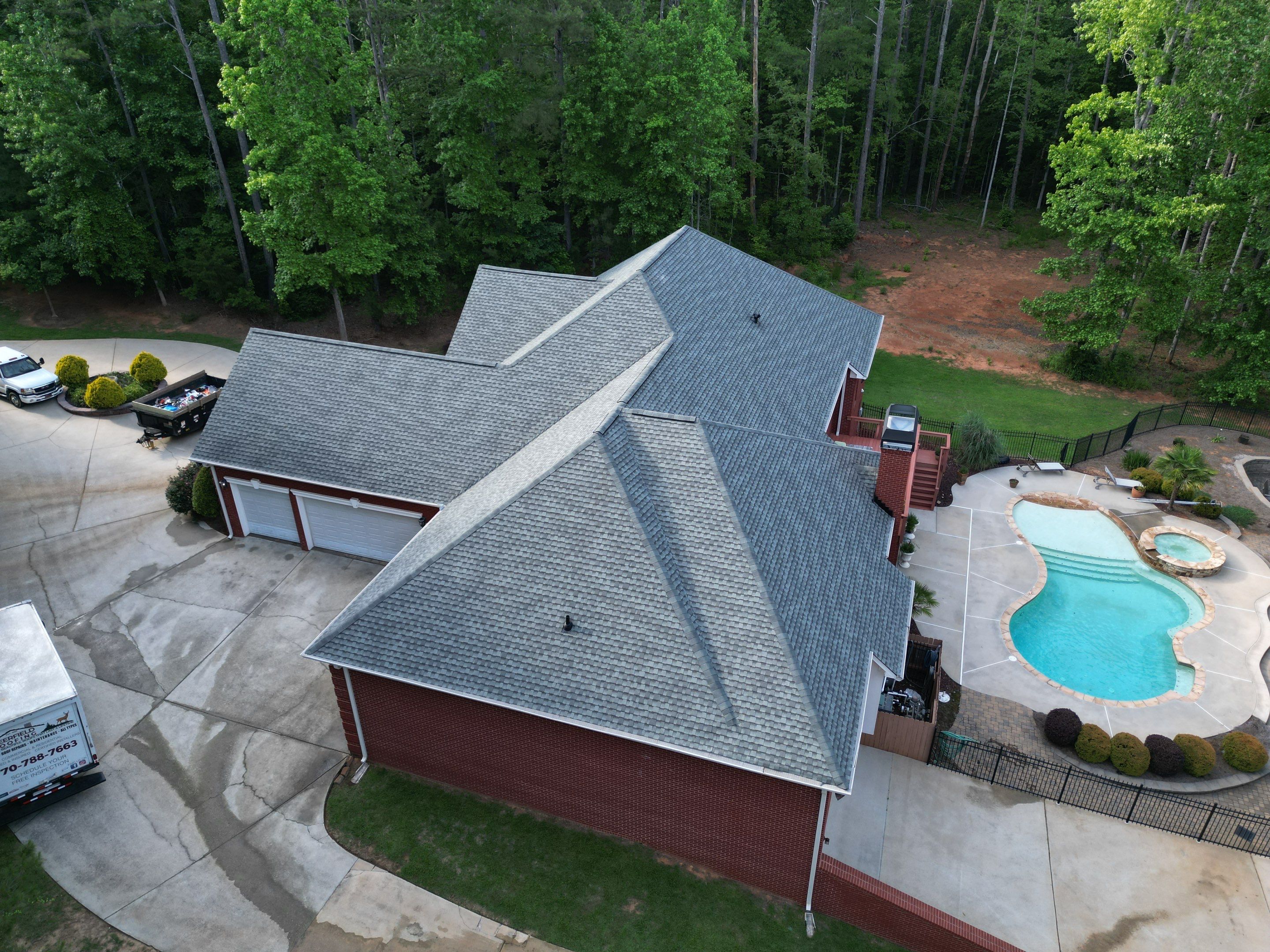 Roof replacement by Deerfield Roofing LLC
