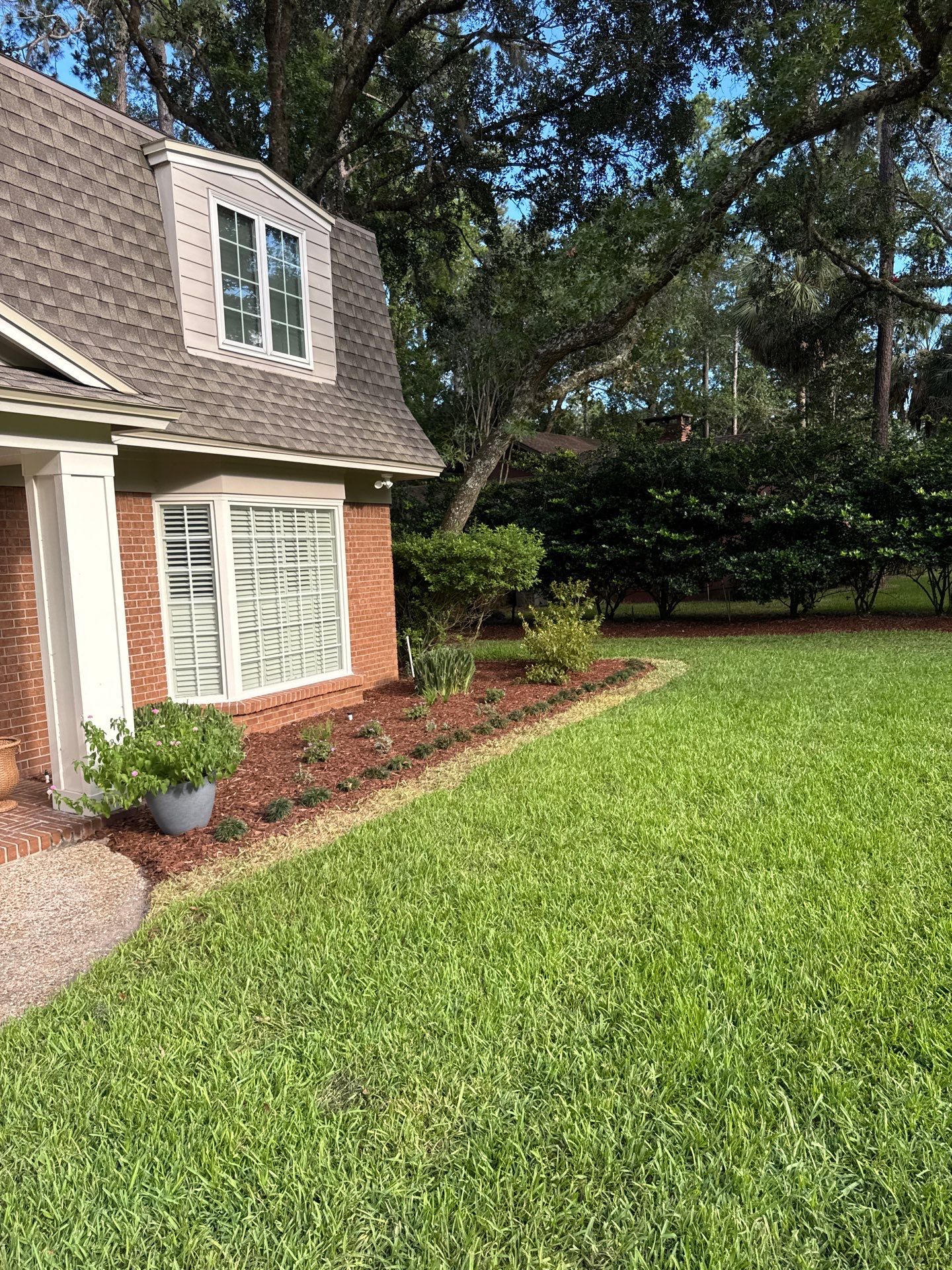 Deerwood Resident | Sod & Bed Design/Plant Installation by ProGreen Services