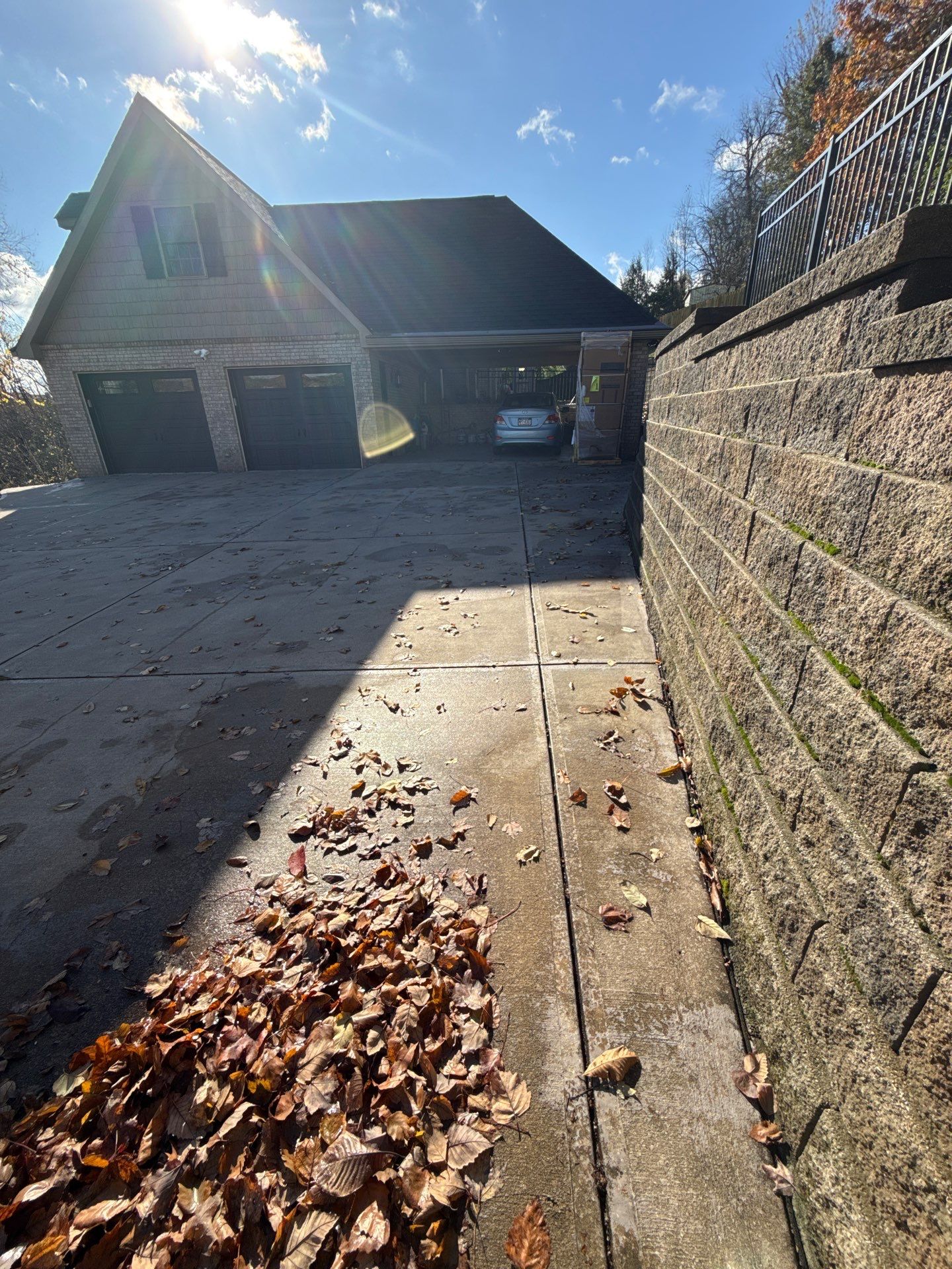 Steep Driveway Project in Sarver by Floors in a Day, Inc