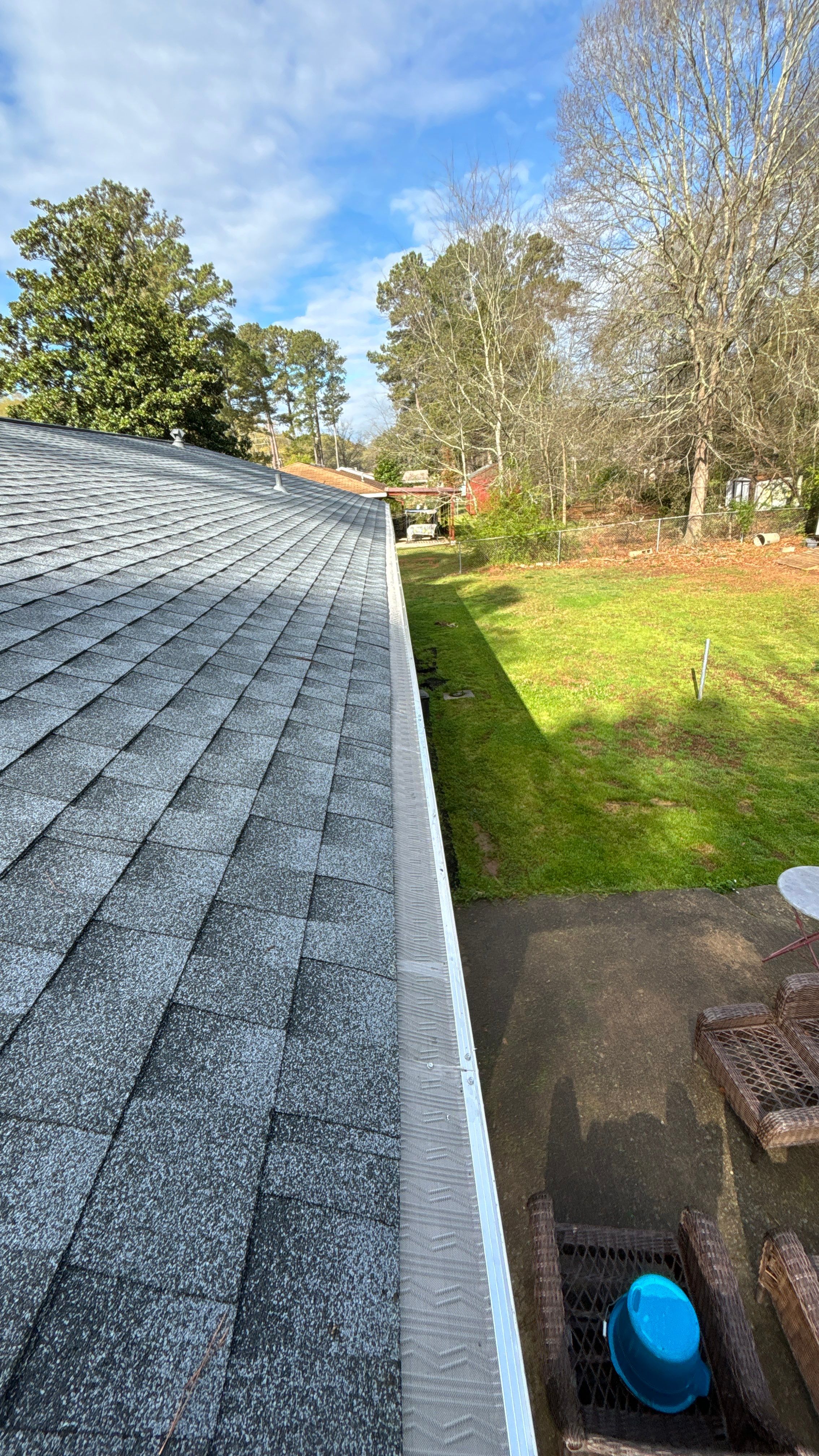 Roof replacement and Gutters Guards Installation  by Deerfield Roofing LLC