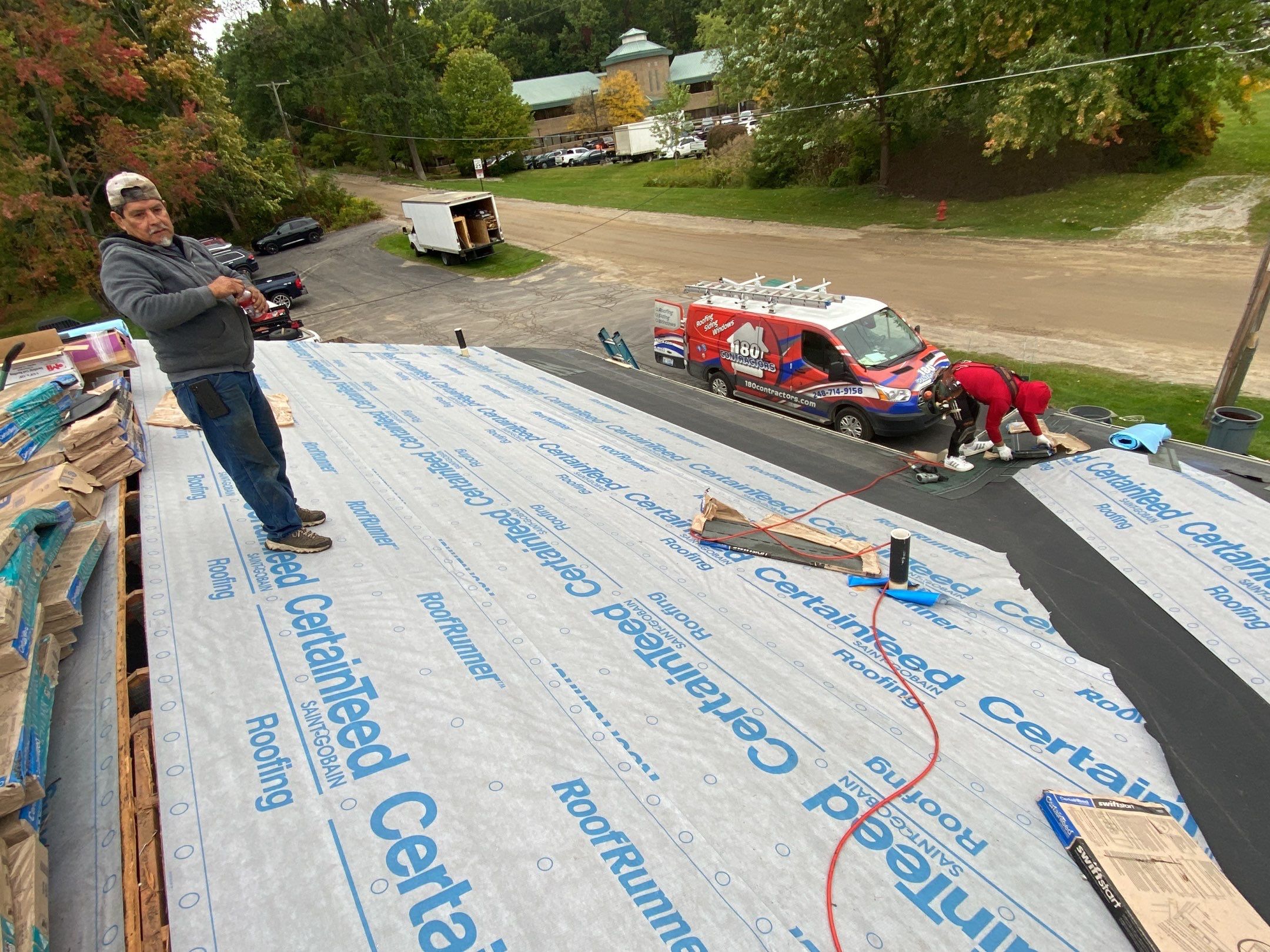 Roof Replacement using CertainTeed Landmark by 180 Contractors