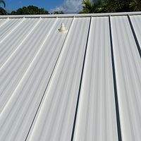 24ga 1.5" Mechanical Seam Solar White by Total Roofing System The Metal Roof Experts