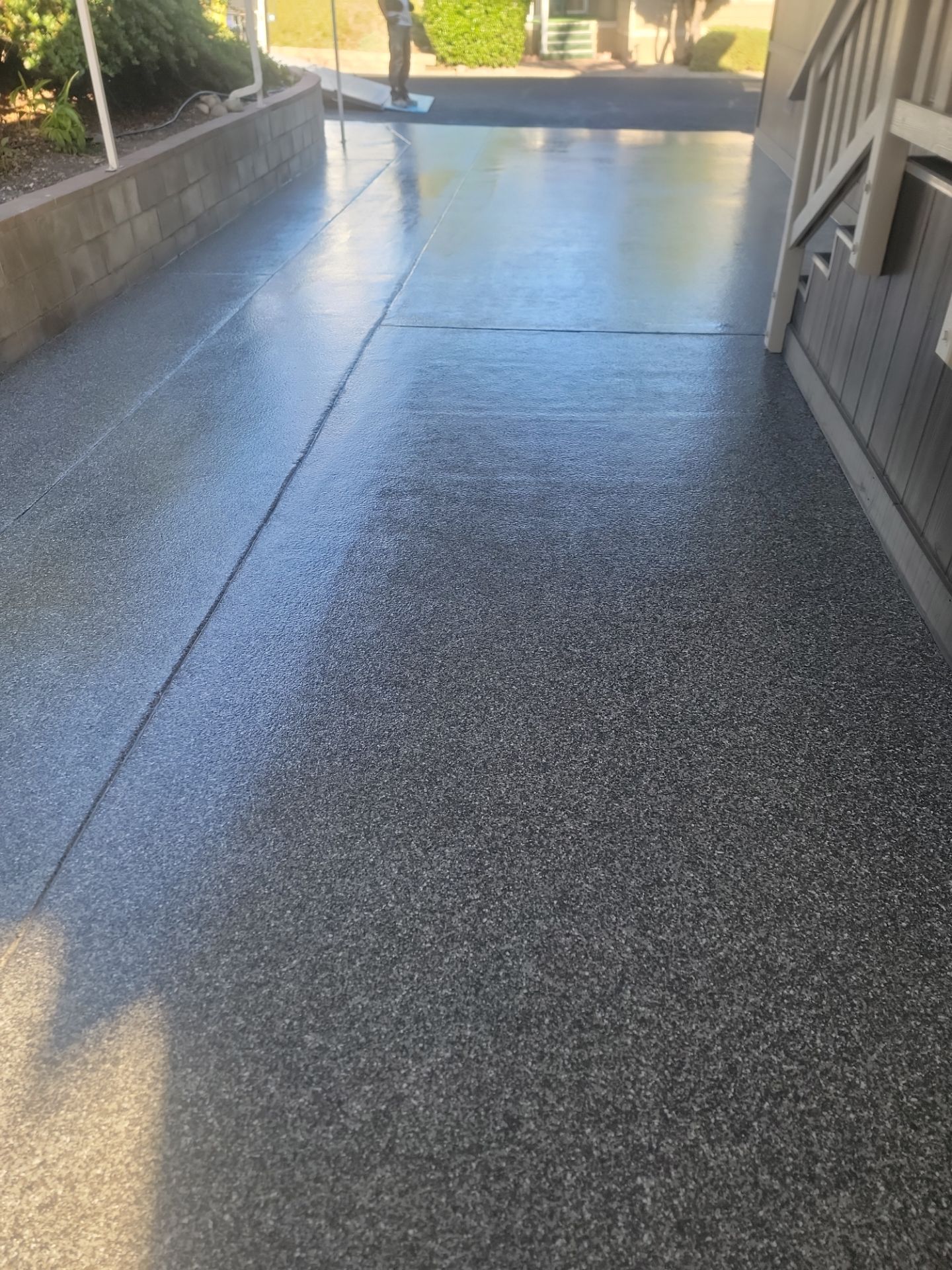 Silver Creek Carport Floor Coating in Pismo Beach by MGP Coatings
