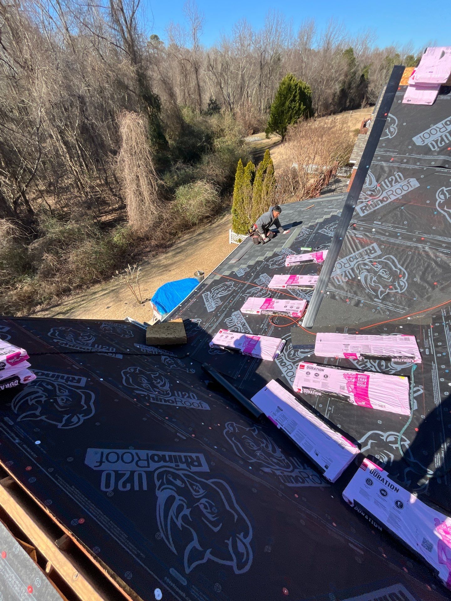 Residential Roofing Installation using Owens Corning by Karcher Roofing & Construction