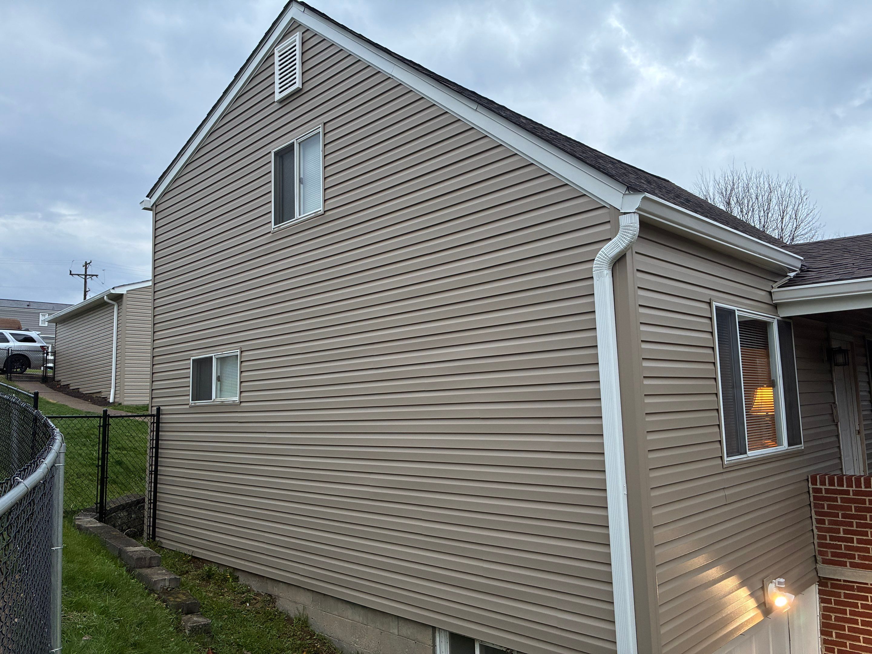 From ancient aluminum to beautiful vinyl siding in Westview by Ideal Siding Pittsburgh