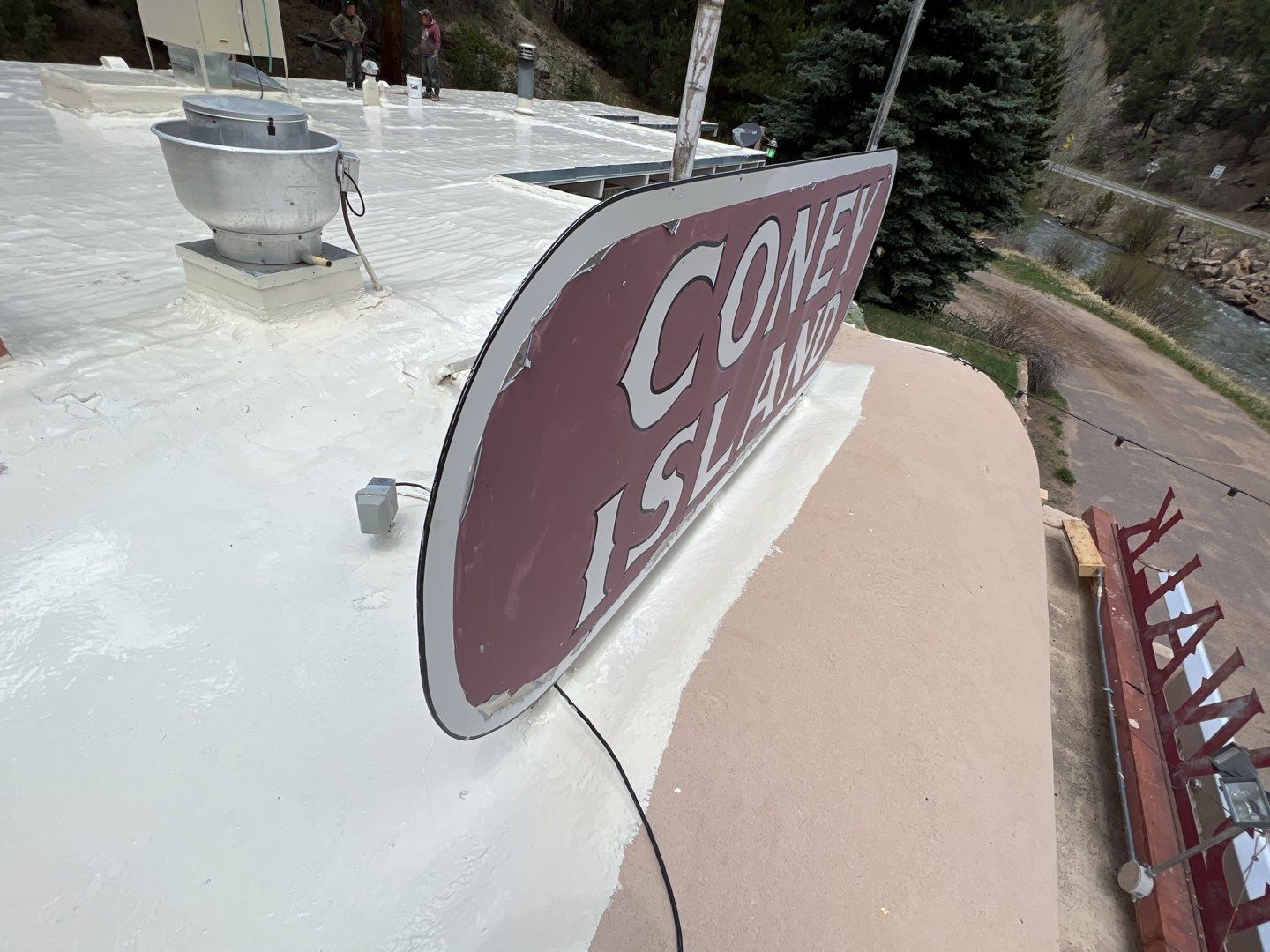 Commercial Roofing Installation using CASTAGRA ECODUR COATING by A to Z Roofing