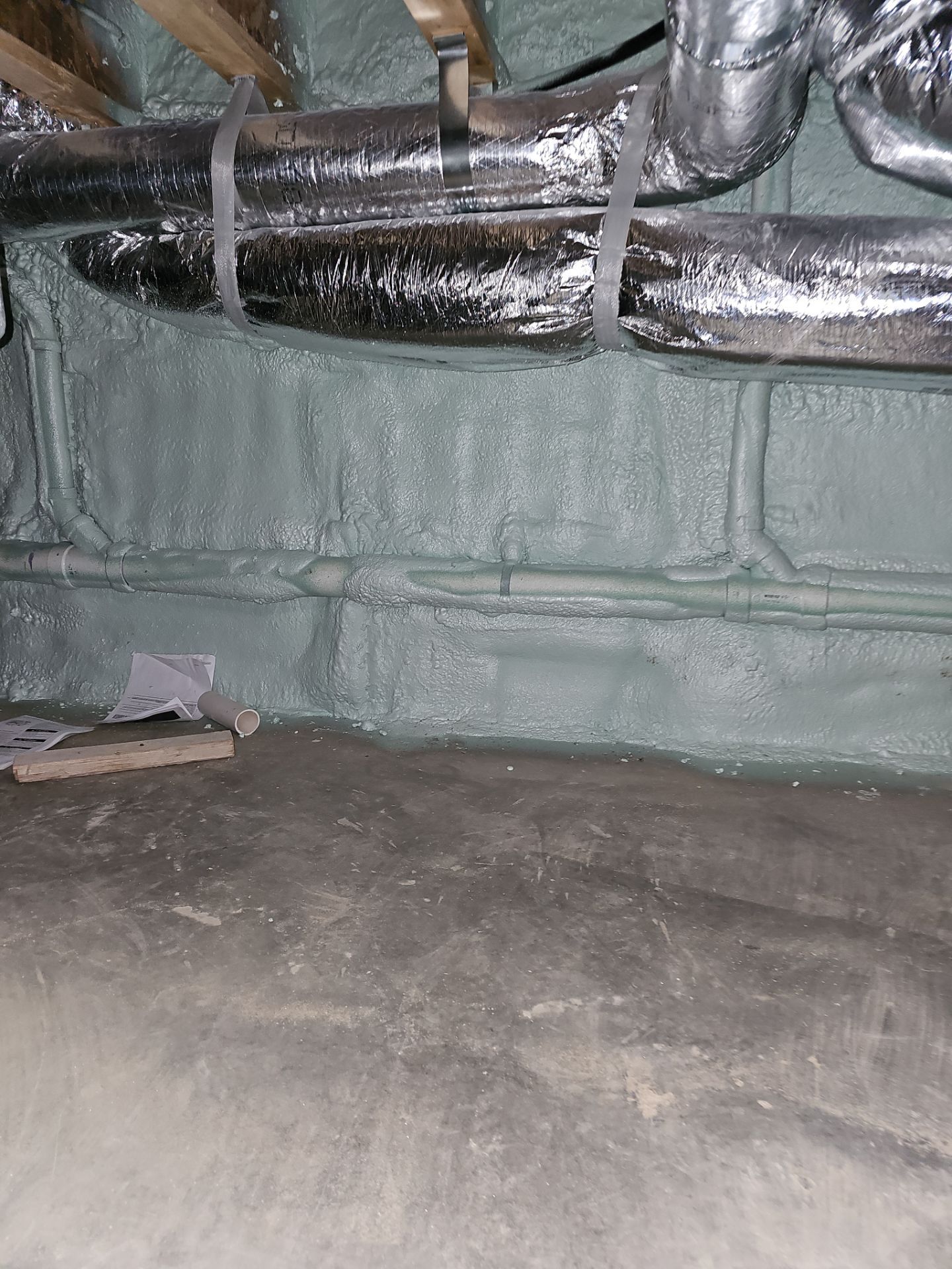New Construction using Closed Cell Spray Foam by NYS Foam & Energy