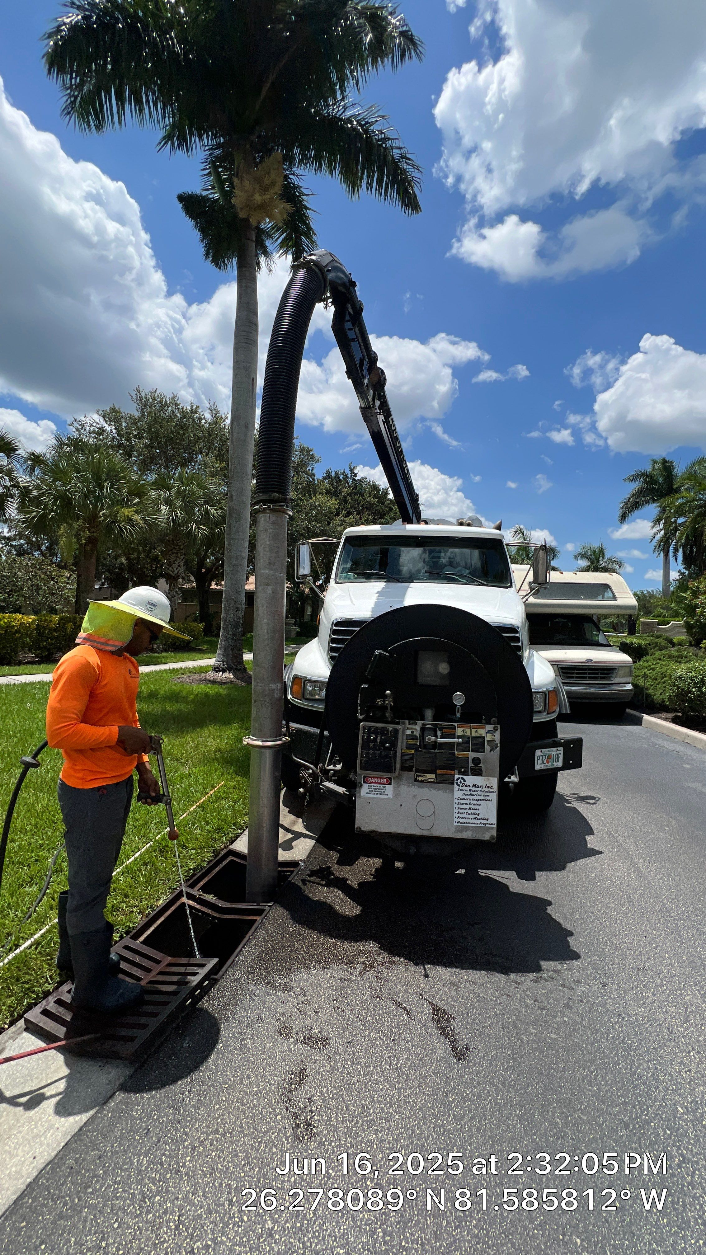 Naples Association Stormwater System Cleaning by Don Mar, Inc. Storm Water Solutions