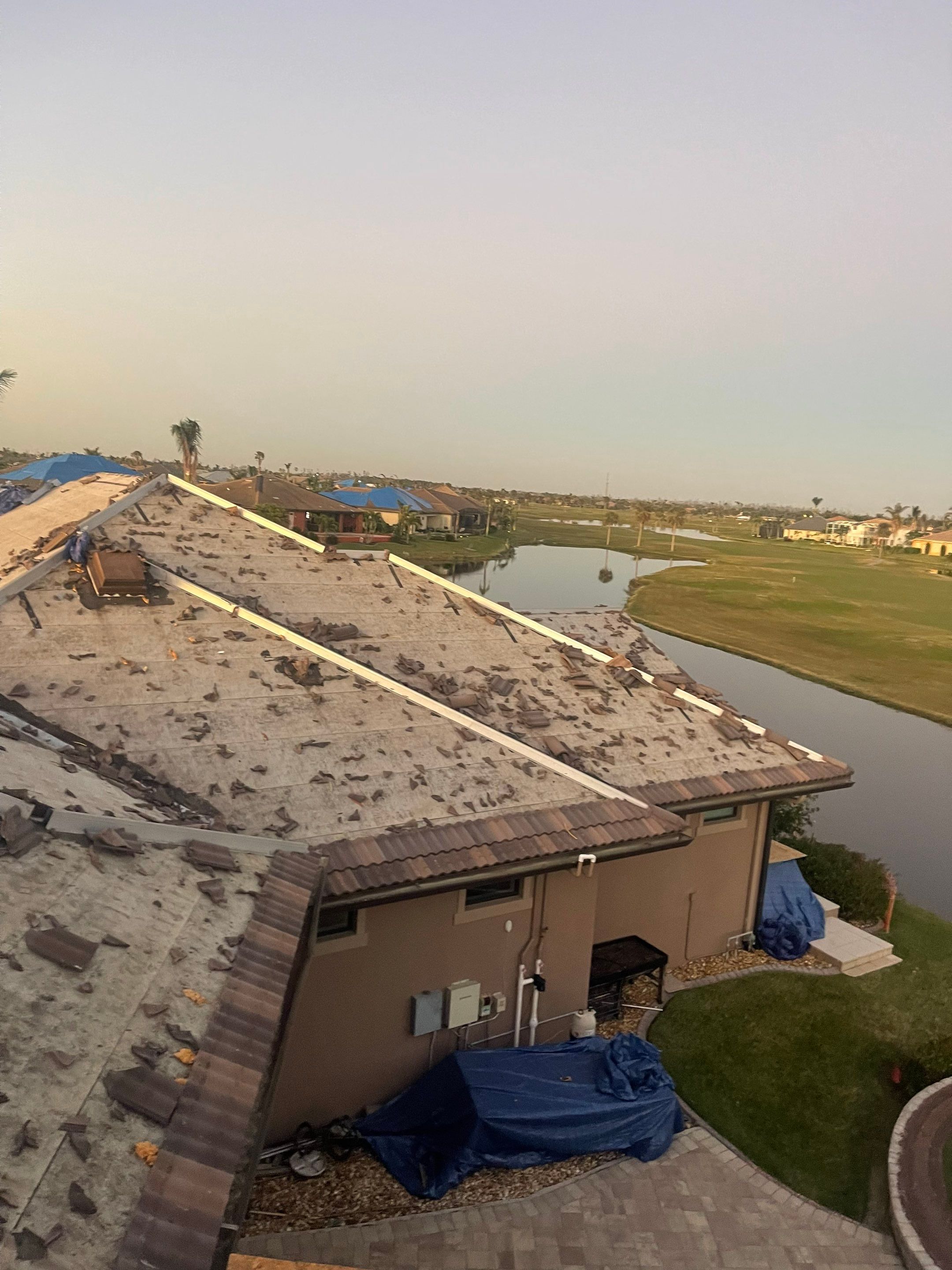 Residential Roofing Installation using Standing Seam Metal Roof in Cape Coral, FL by International Roofing