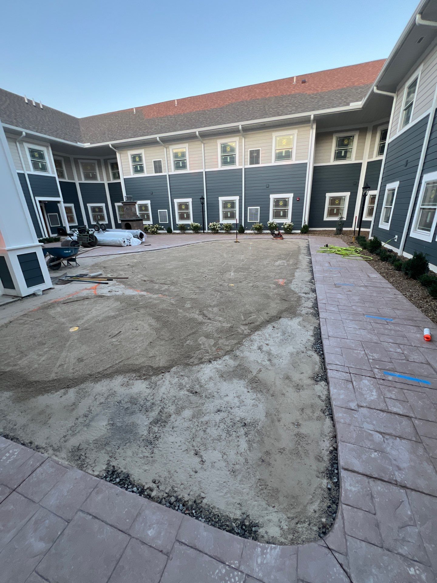 Senior Living Synthetic Golf Green Installation at Saybrook Inn by Southwest Greens Midwest