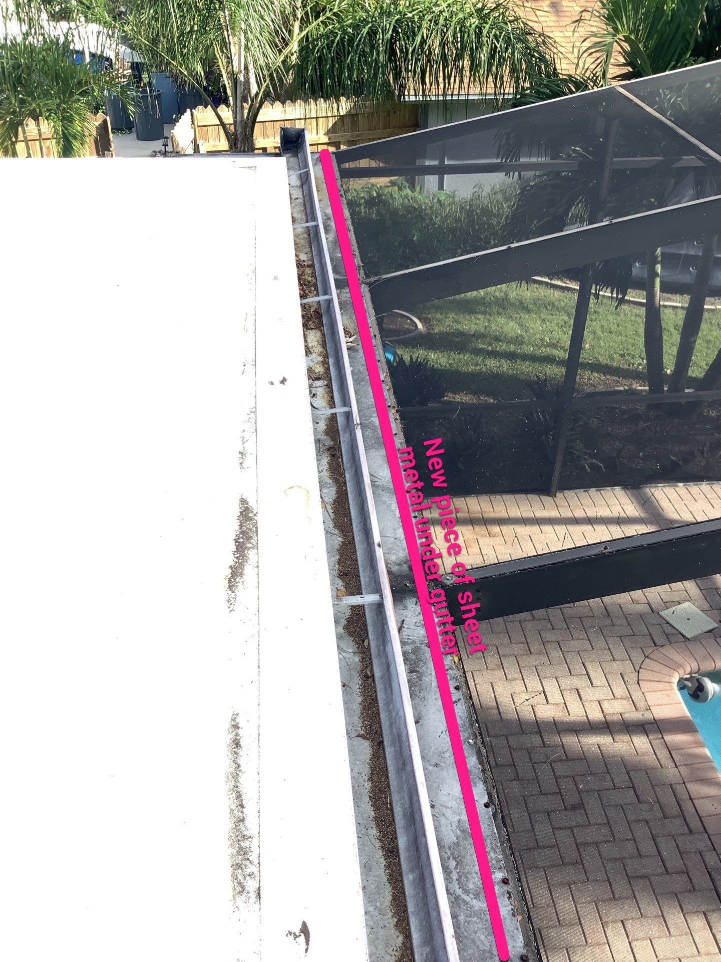 Soffit and Fascia Installation in Fort Myers FL by Gutter Professors