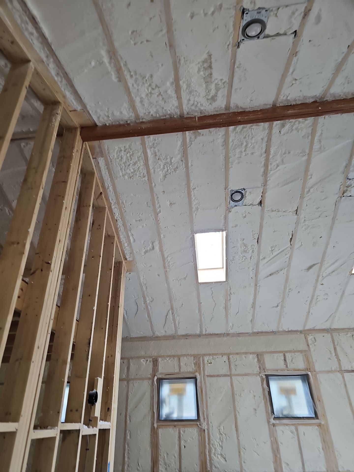 Spray Foam Insulation using open cell spray foam by NYS Foam & Energy