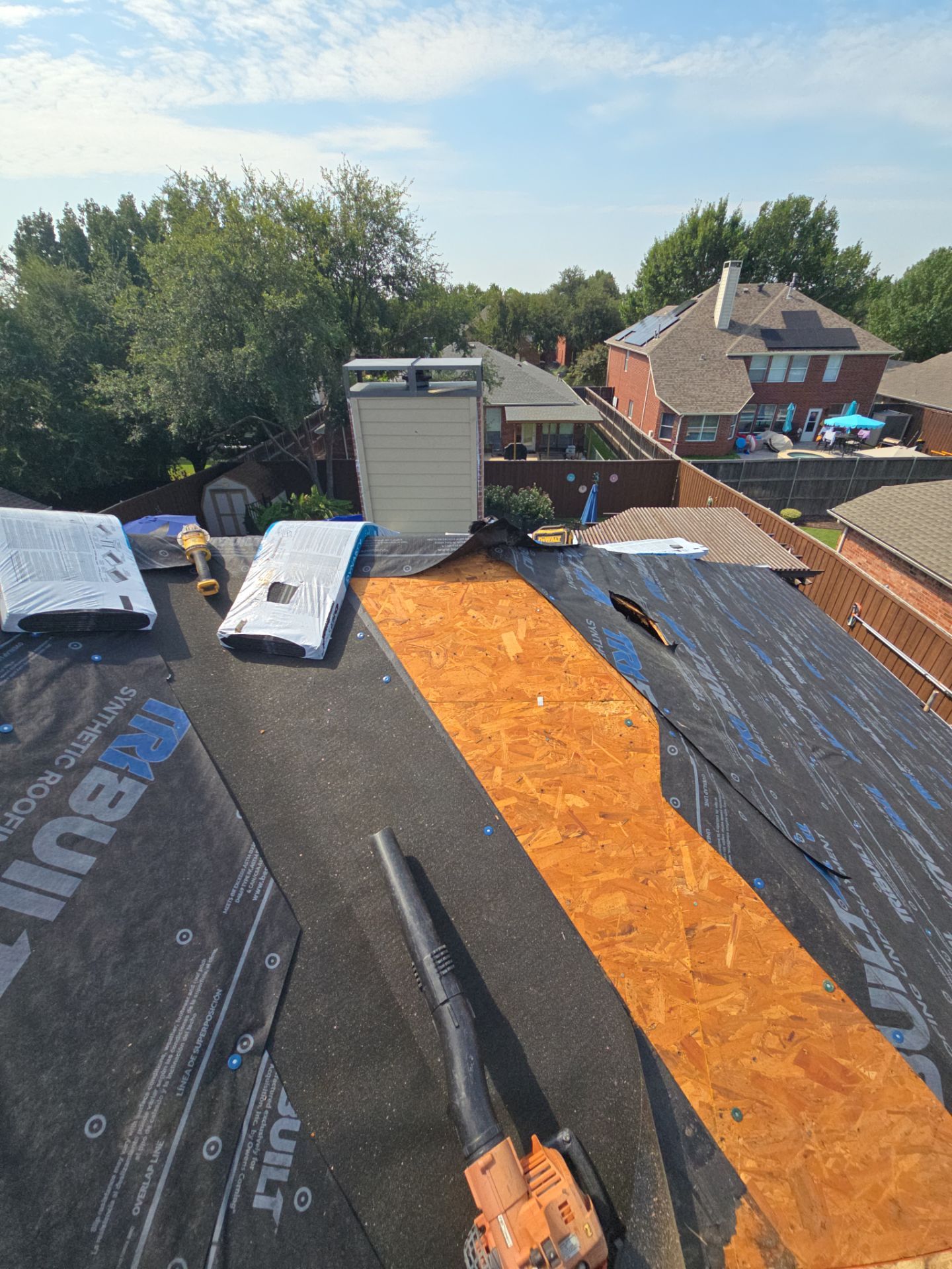 Dog Door Replacement by First Out Roofing 