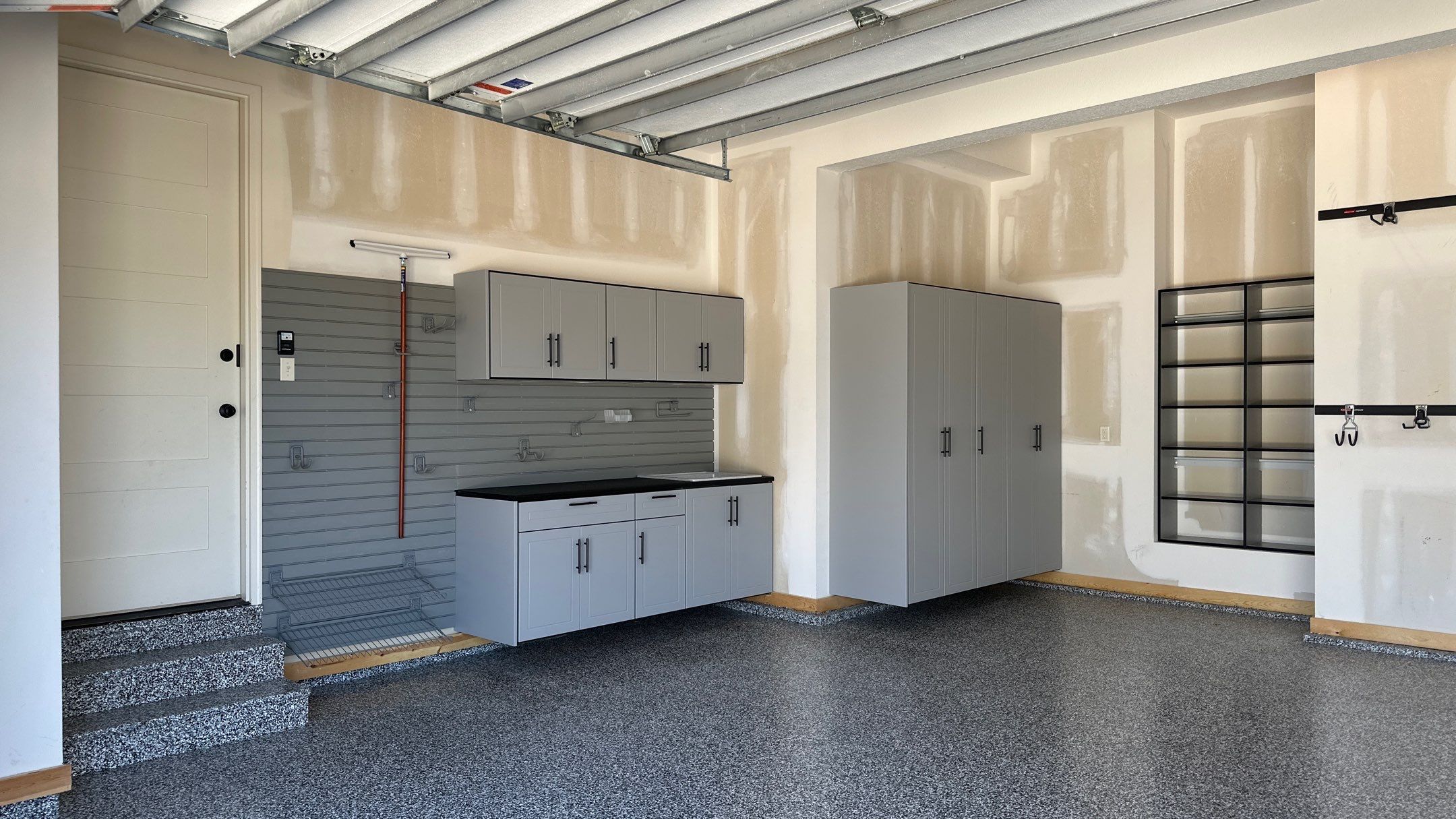 Jeff H. transformed his garage with a new floor and cabinets by Banner Garage