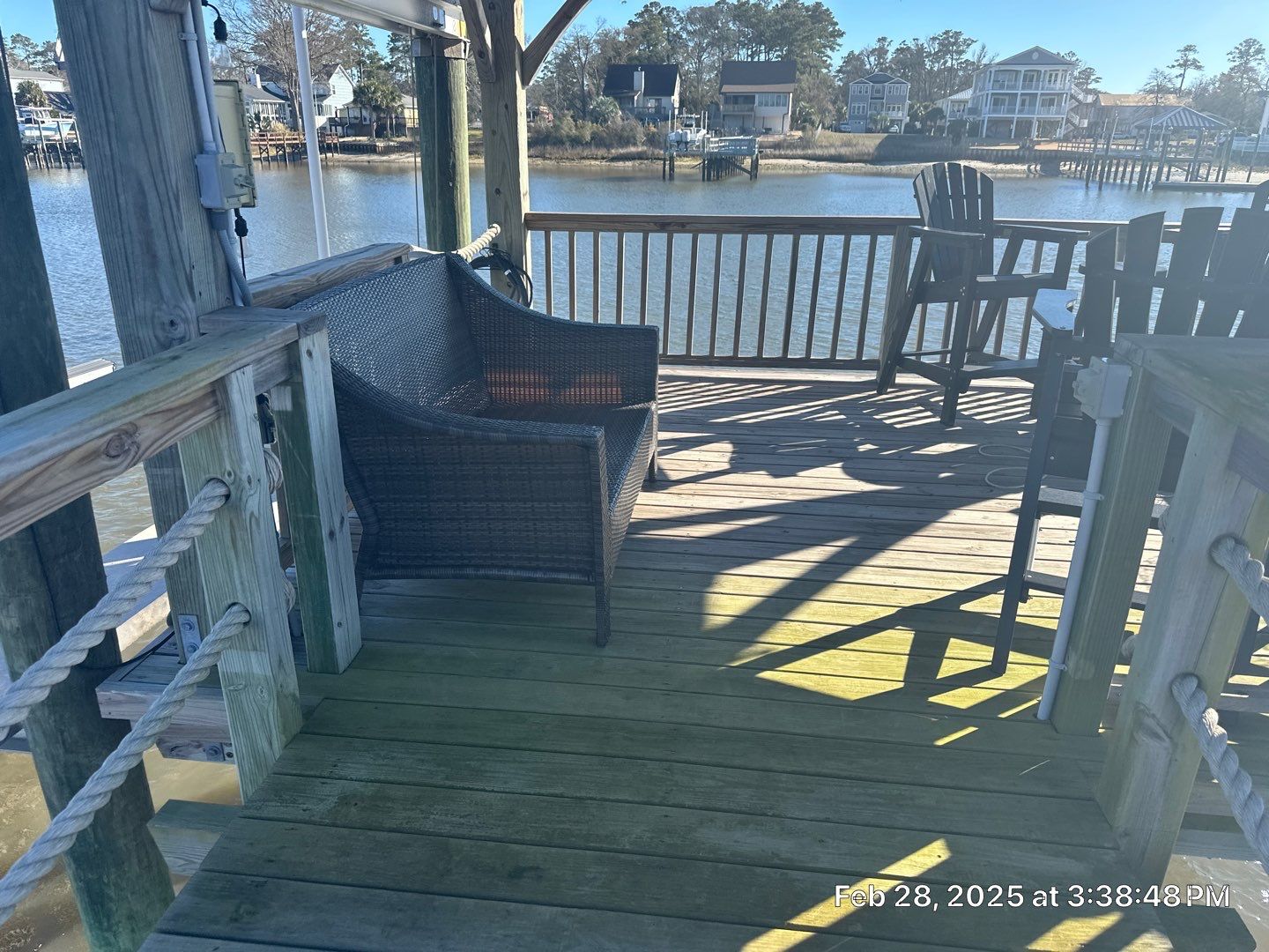 Dock using Wood Sealant by DuraSeal