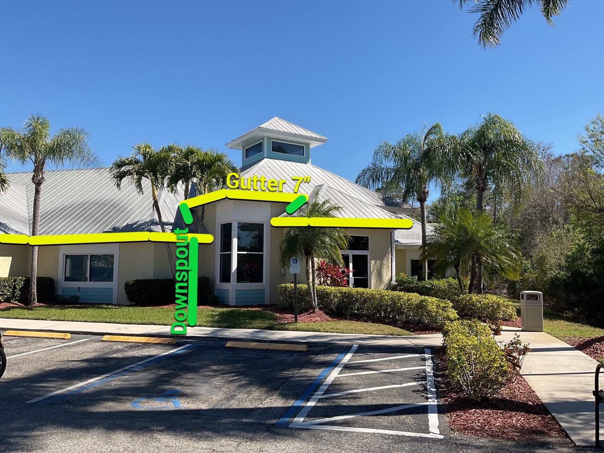 White K-Style Gutters in Fort Myers FL by Gutter Professors