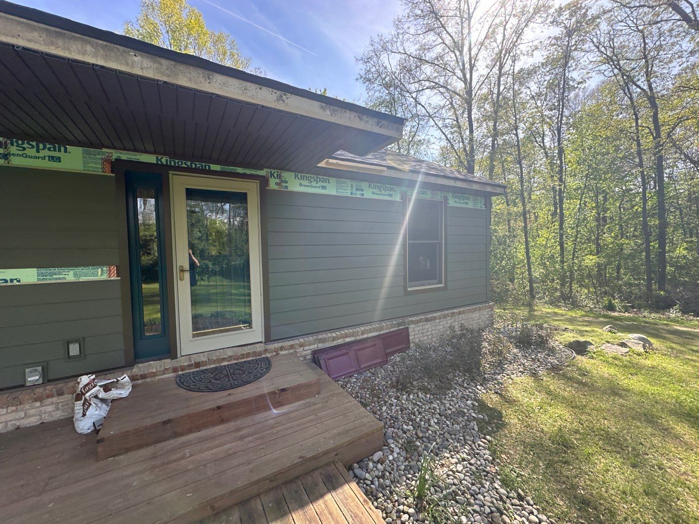Siding Replacement using Alside S7 Cedar Mill Grain Composite by 180 Contractors